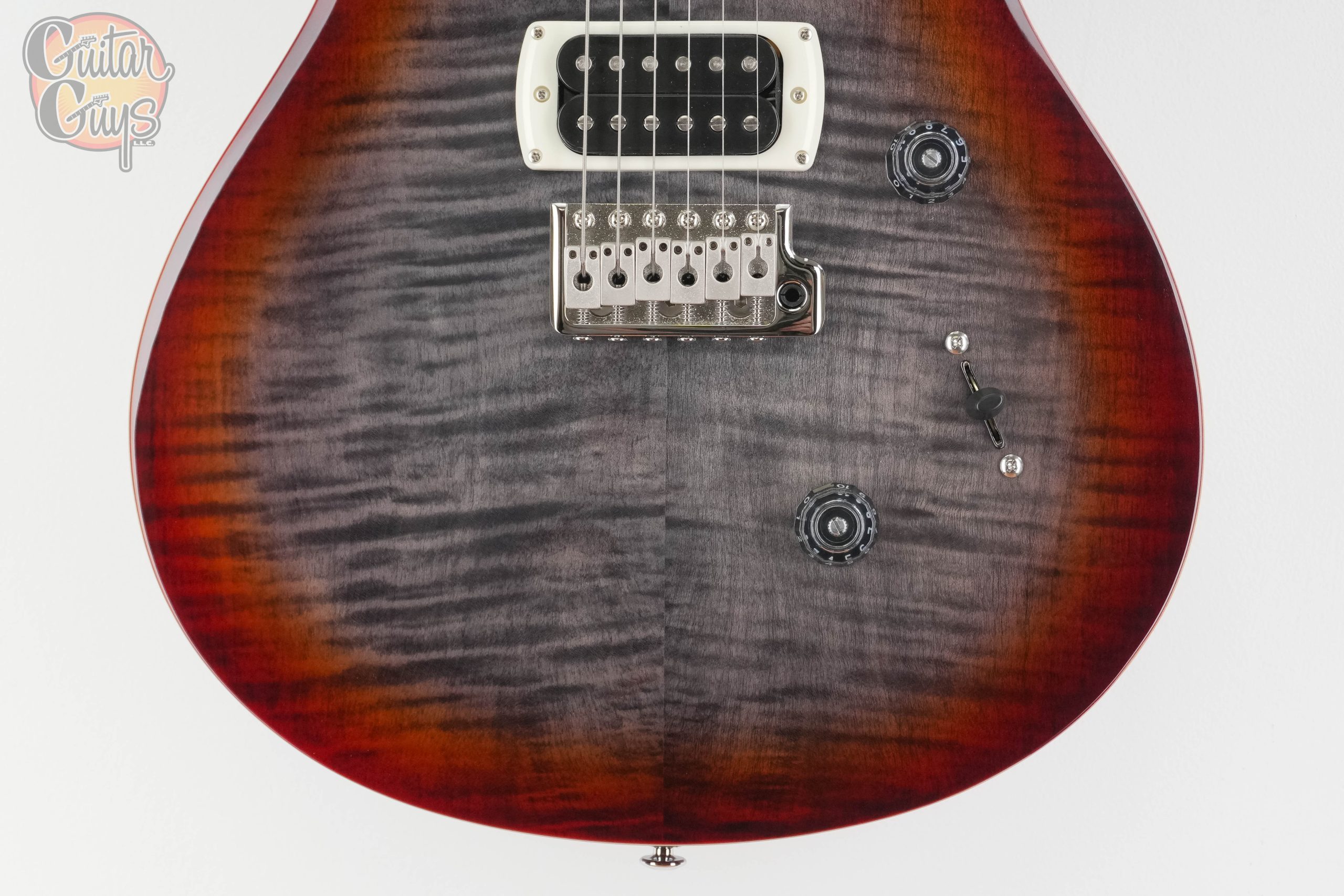 PRS SE Custom 24 Charcoal Cherry Burst - Image 3