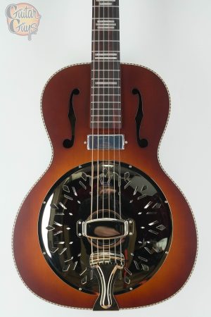 Recording King RPH-R2-E-BRB Dirty 30's Resonator with Mini Humbucker Brown Sunburst