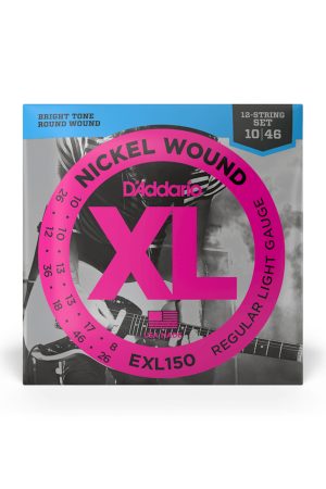 D'Addario EXL150  Regular Light Nickel 12 String 10-46