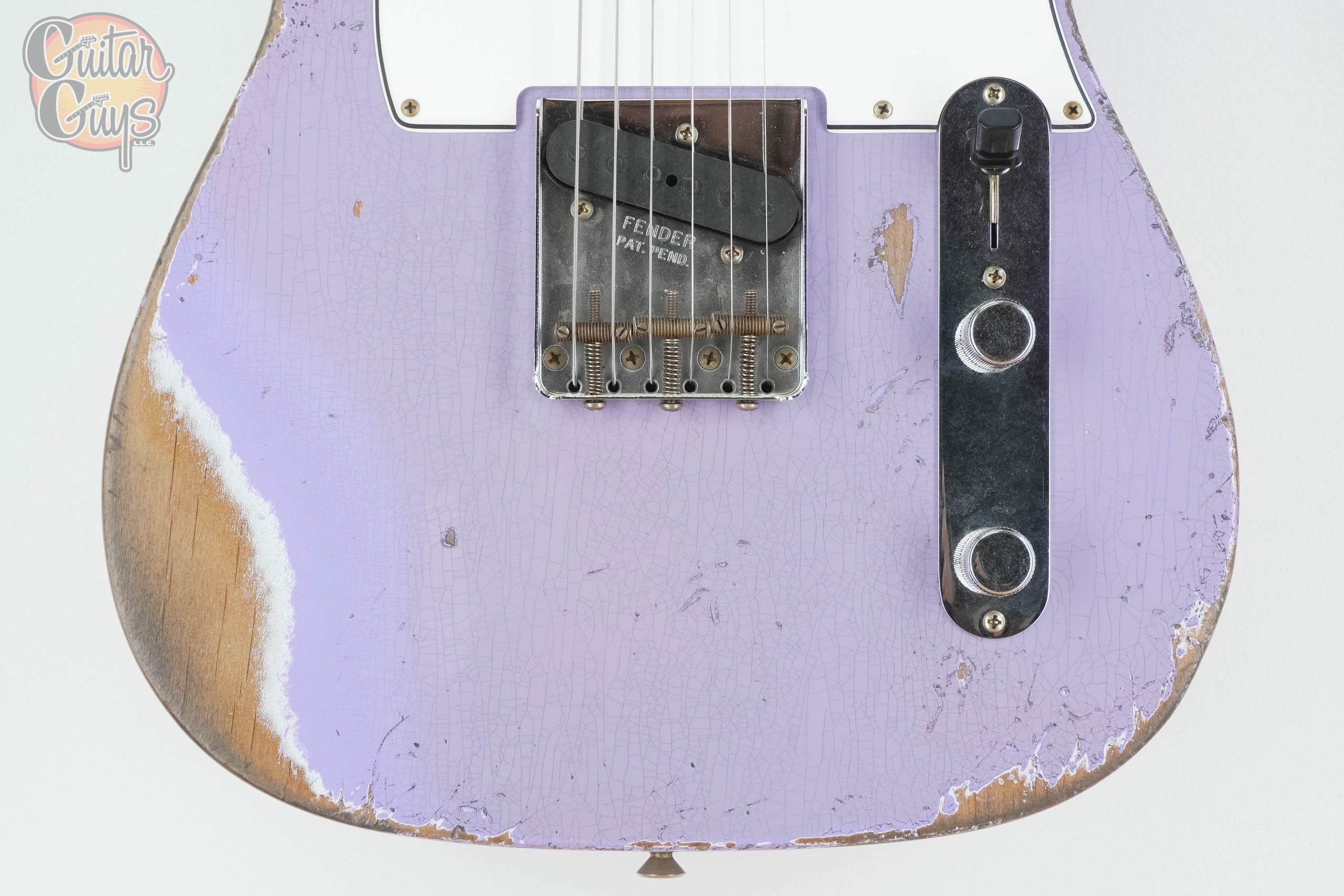 Fender Custom Shop 1961 Telecaster Heavy Relic Aged Lavender Ice - Image 3