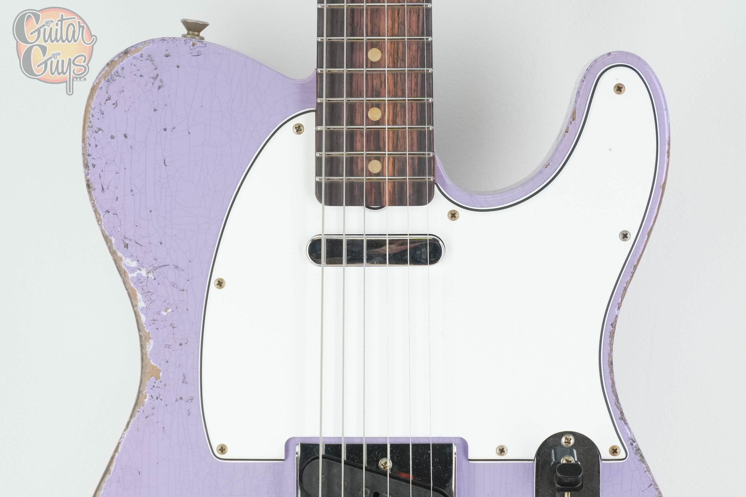 Fender Custom Shop 1961 Telecaster Heavy Relic Aged Lavender Ice - Image 4