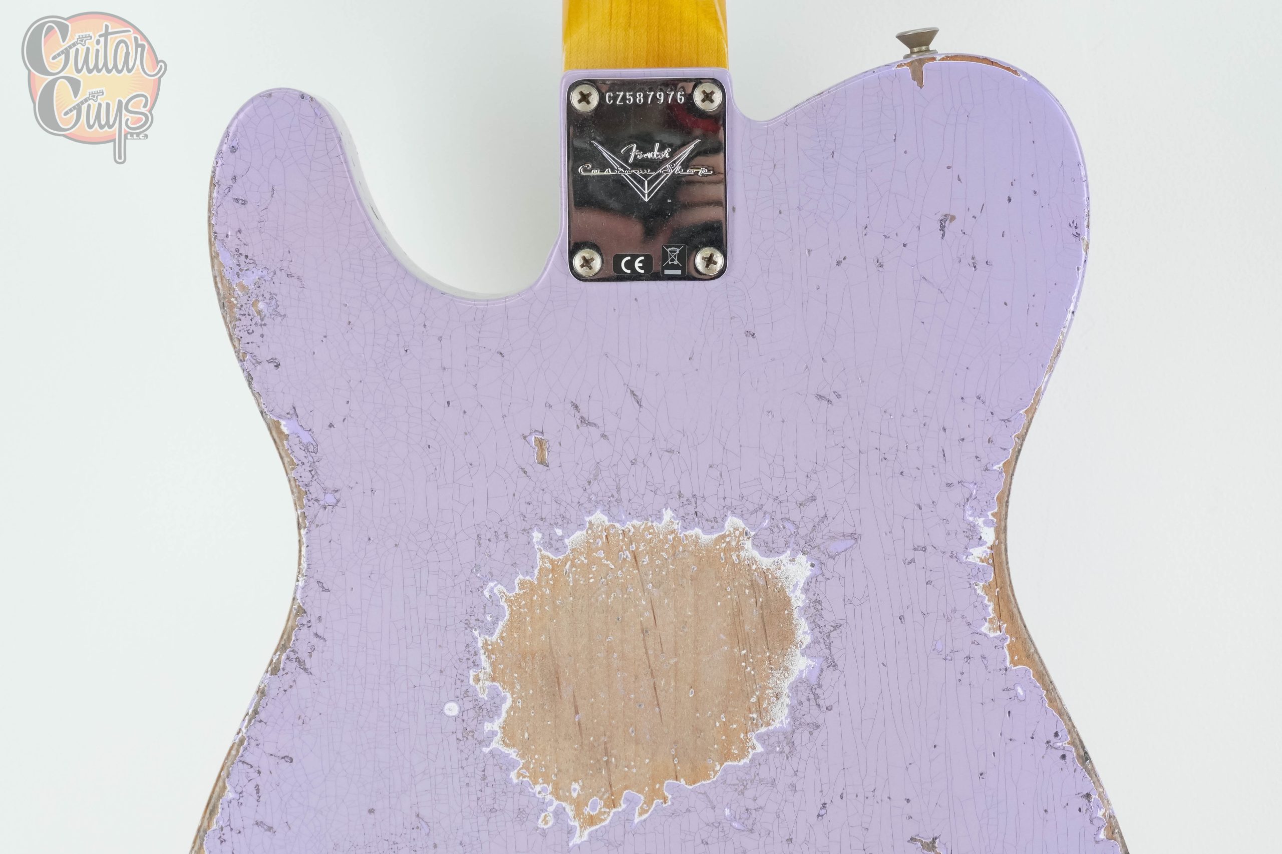 Fender Custom Shop 1961 Telecaster Heavy Relic Aged Lavender Ice - Image 6