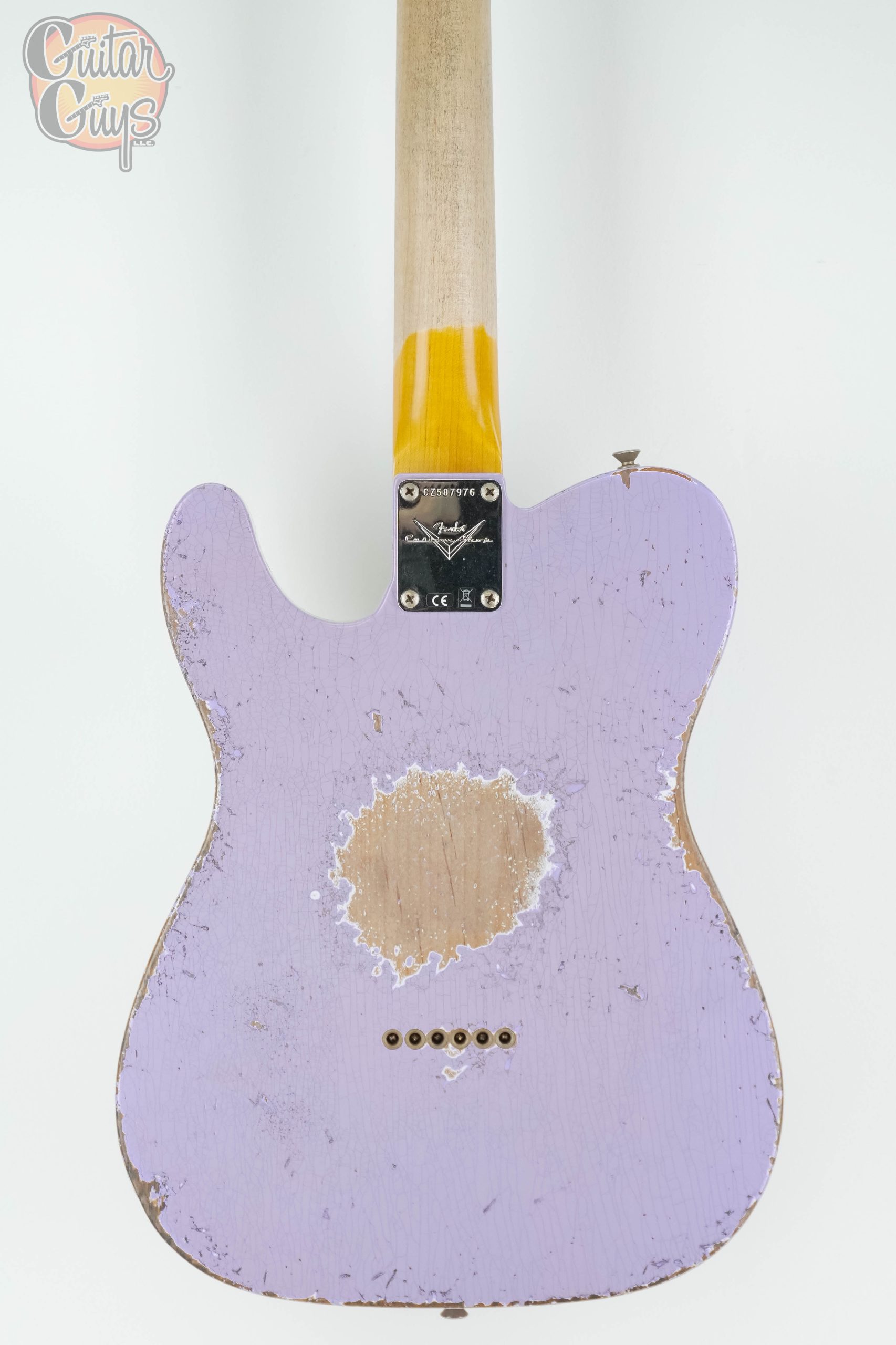 Fender Custom Shop 1961 Telecaster Heavy Relic Aged Lavender Ice - Image 8