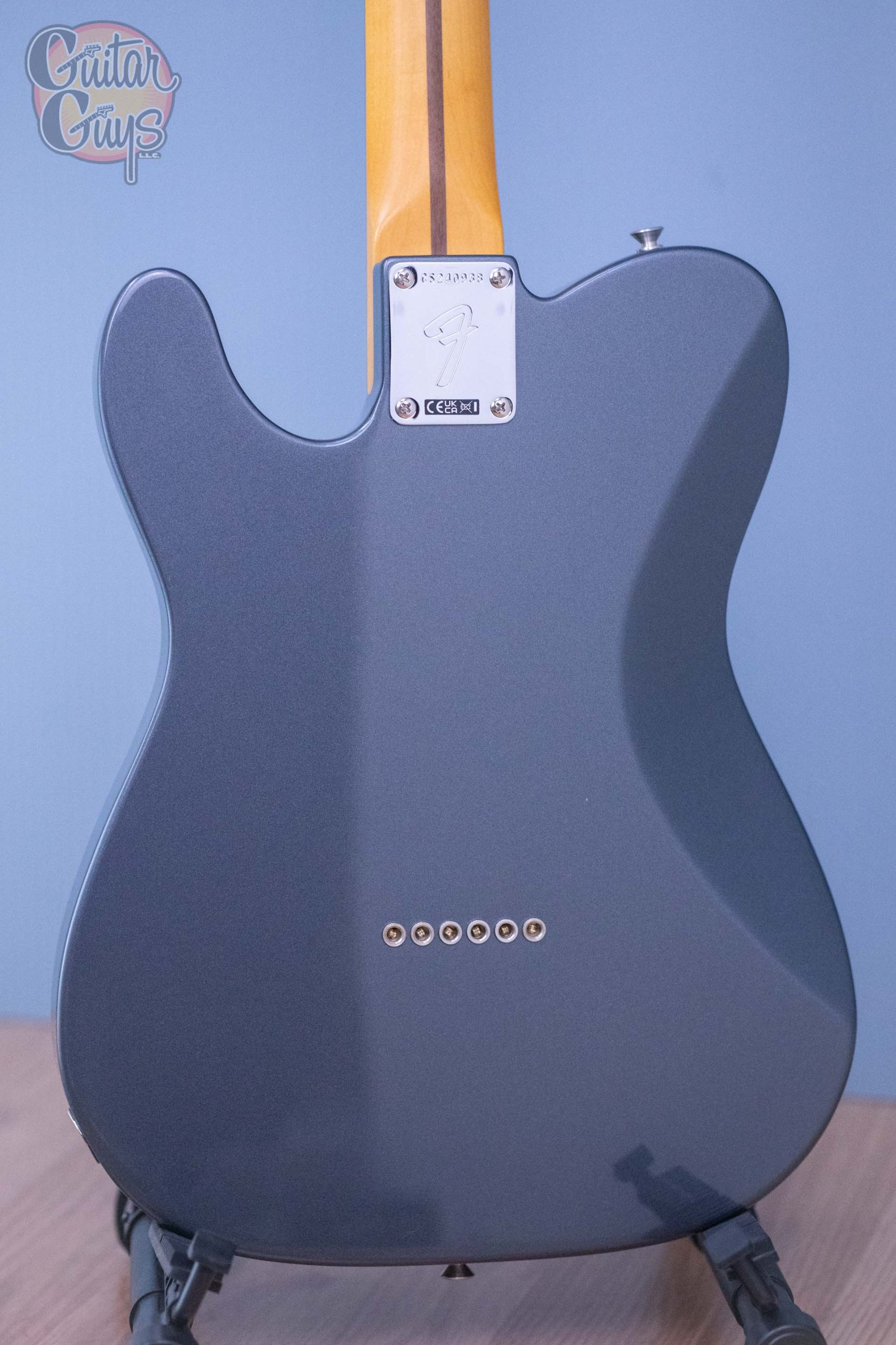 Fender Limited Edition Chris Shiflett Cleaver Telecaster Deluxe Charcoal Frost Metallic* - Image 7