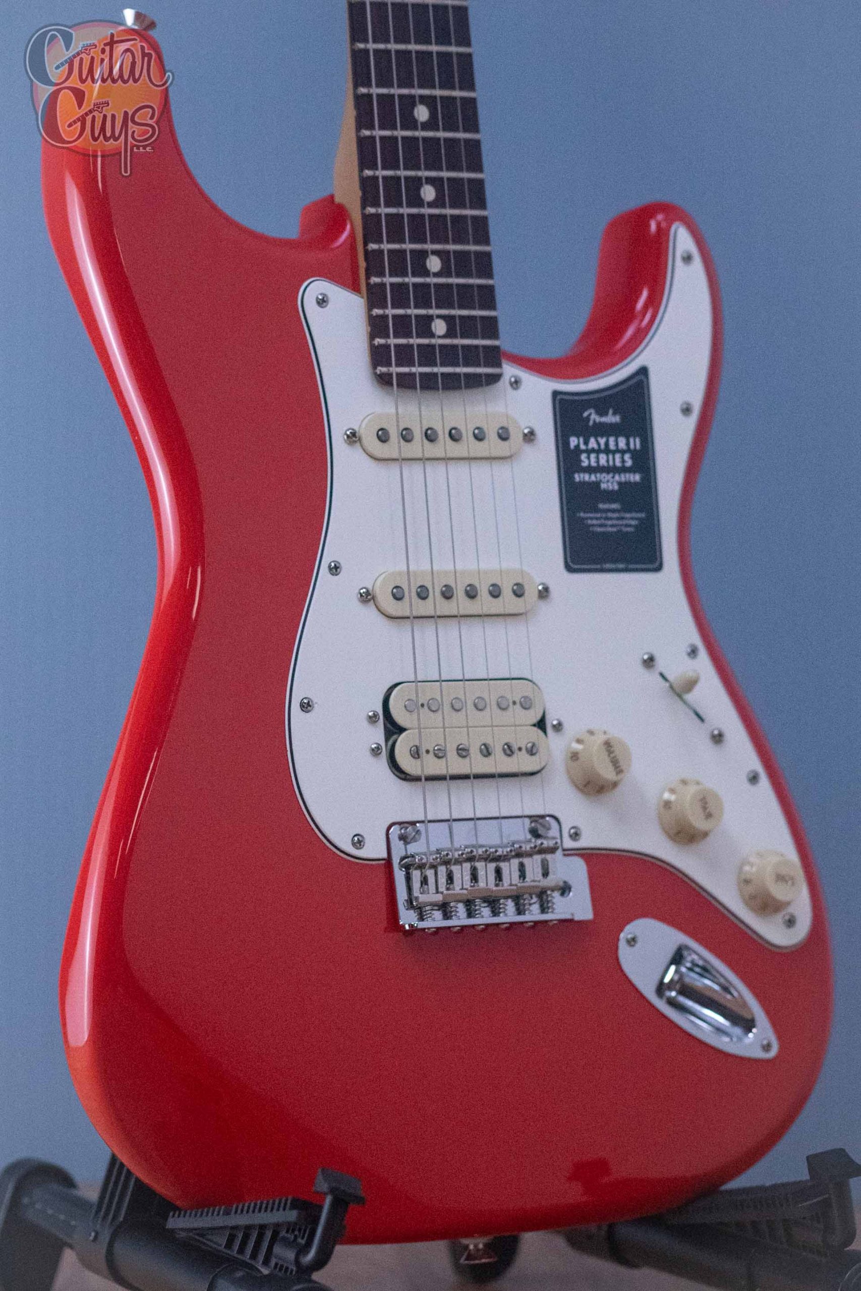Fender Player II Stratocaster HSS Coral Red - Guitar Guys