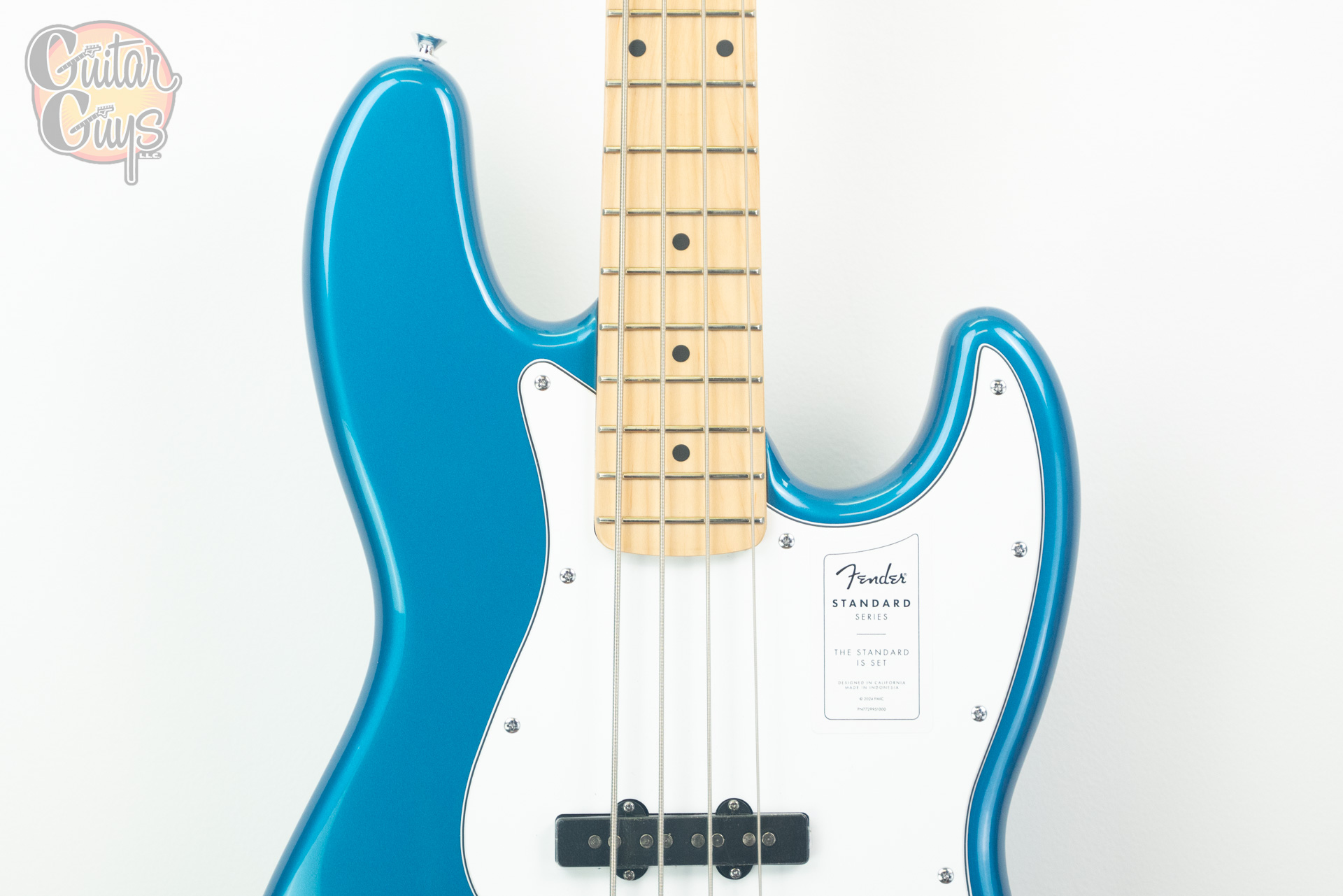 Fender Standard Jazz Bass Aqua Marine Metallic - Image 3