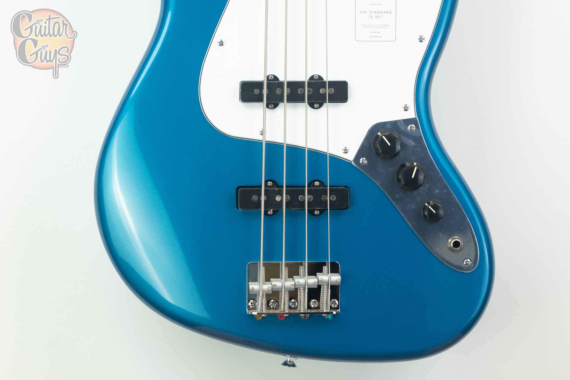 Fender Standard Jazz Bass Aqua Marine Metallic - Image 4
