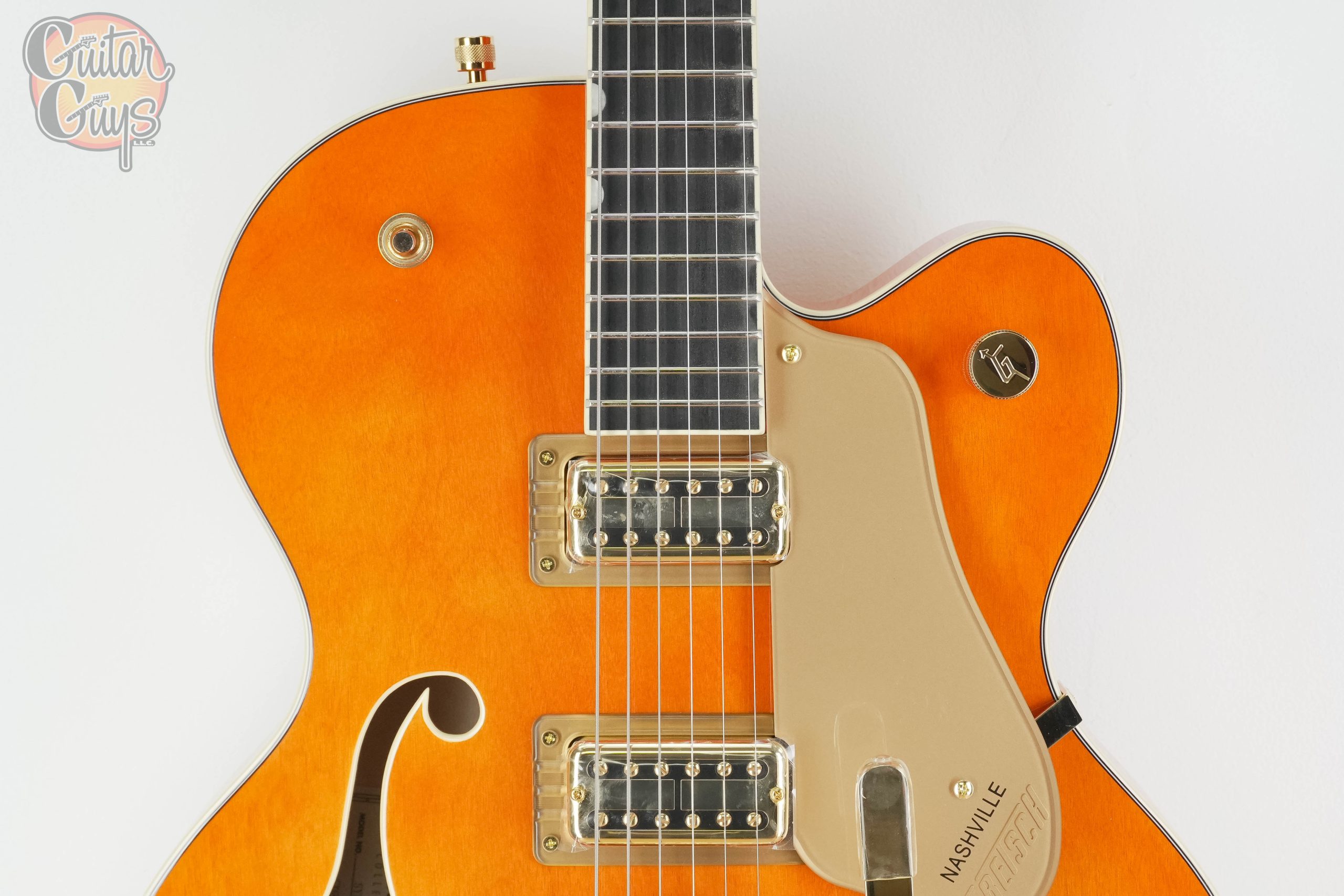 Gretsch Synchromatic Nashville Hollow Body Single-Cut with Bigsby 50s Orange Stain - Image 4