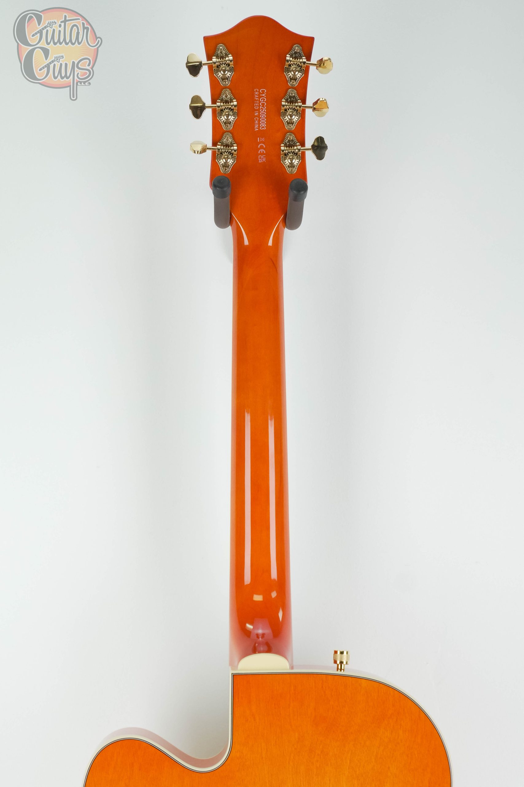 Gretsch Synchromatic Nashville Hollow Body Single-Cut with Bigsby 50s Orange Stain - Image 7