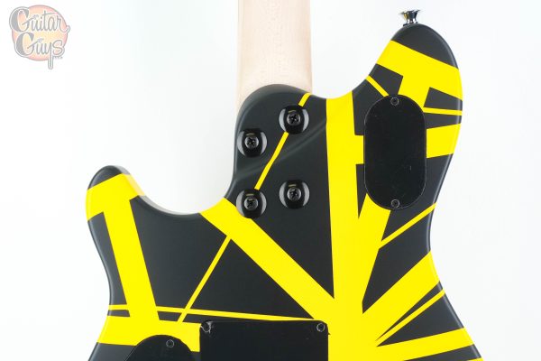 EVH Wolfgang Special Striped Series Black and Yellow - Guitar Guys