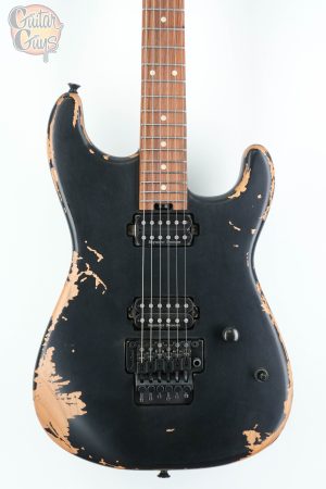 Charvel Pro-Mod Relic San Dimas Style 1 HH FR PF Weathered Black