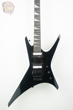 Jackson Warrior JS32 Black with White Bevel