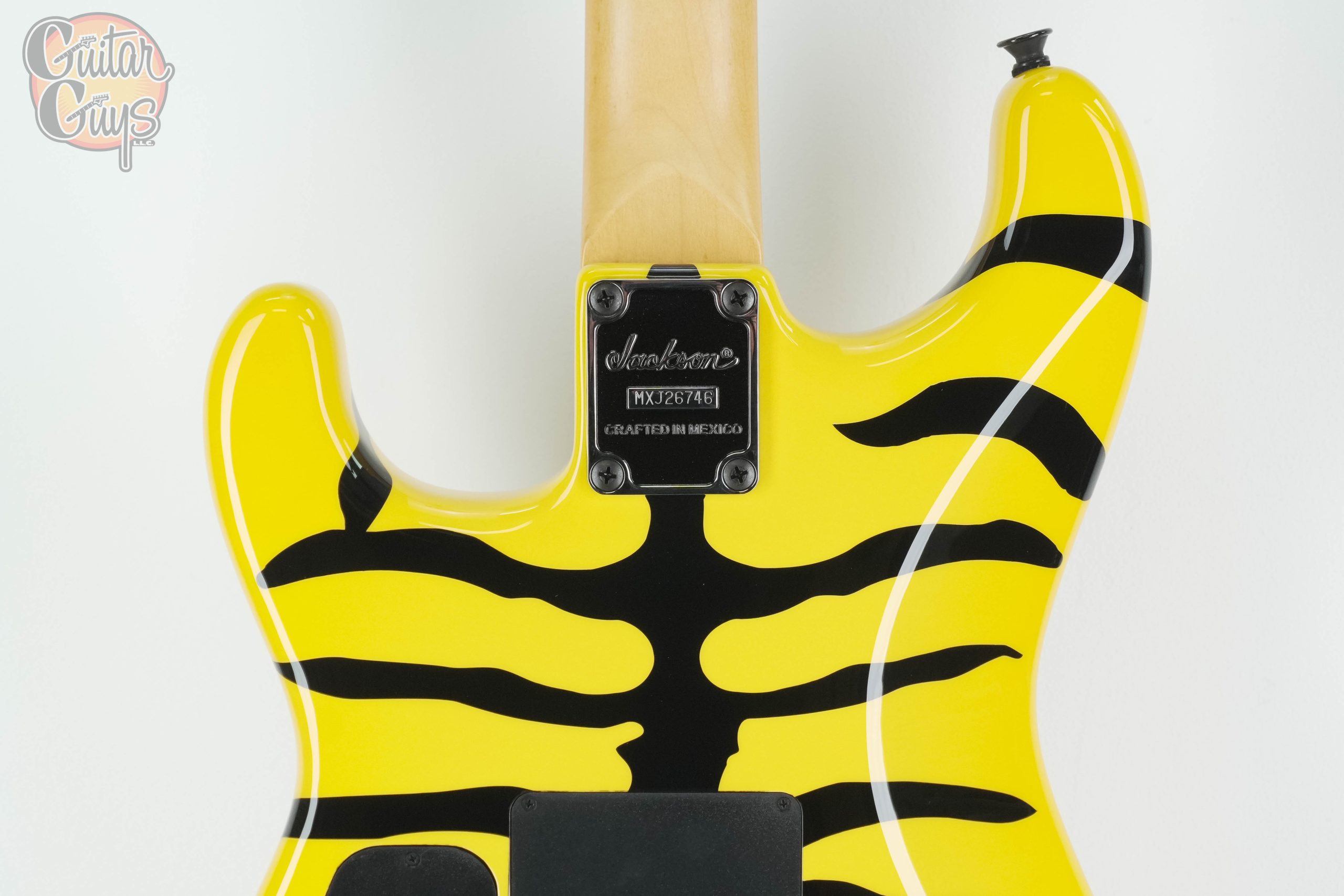 Jackson Pro Origins 1985 Limited Edition San Dimas SD1 HS FR Yellow Bengal - Image 6