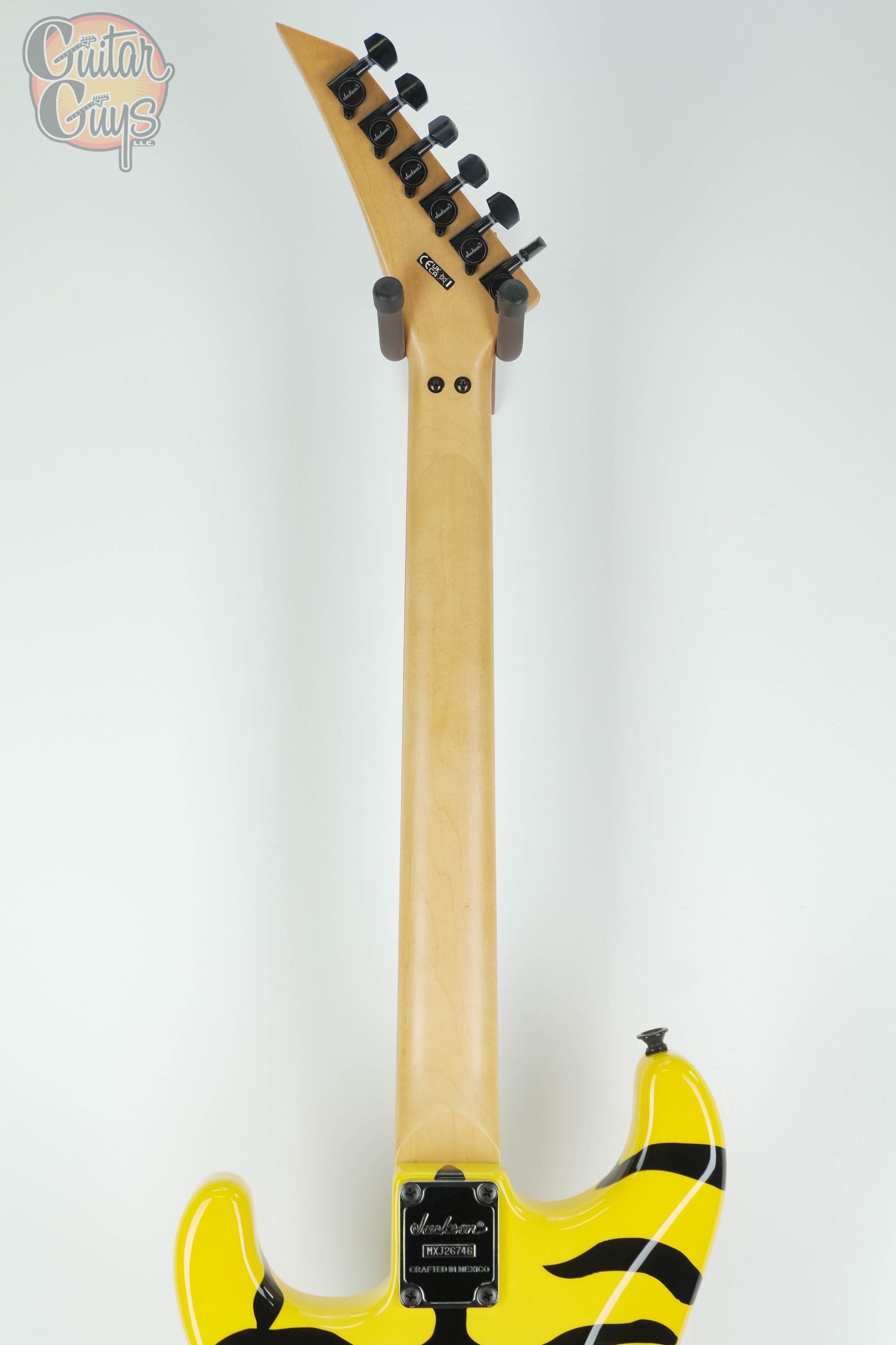 Jackson Pro Origins 1985 Limited Edition San Dimas SD1 HS FR Yellow Bengal - Image 7