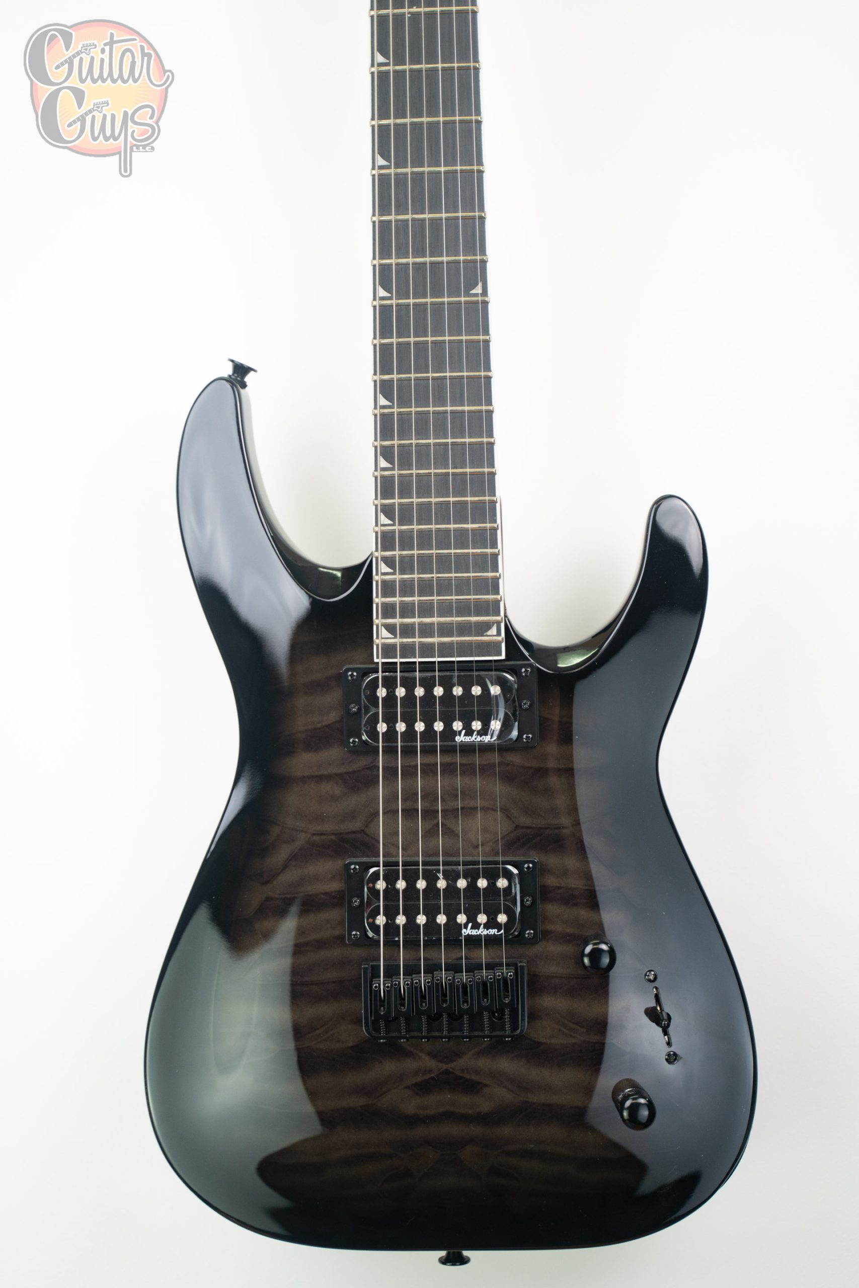 Jackson Dinky Arch Top JS22Q-7 DKA HT Transparent Black Burst
