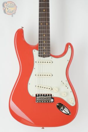 Fender Limited Edition American Vintage II Stratocaster 3A Flame Neck Fiesta Red