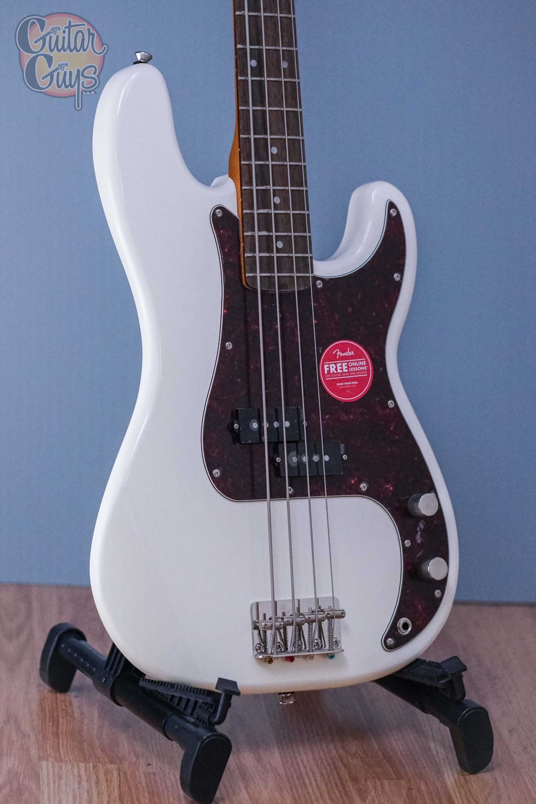 Squier CLASSIC VIBE '60S PRECISION BASS (Olympic White) - Guitar Guys