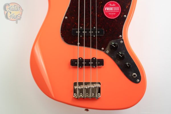 Squier Classic Vibe 60s Jazz Bass Tahitian Coral - Guitar Guys