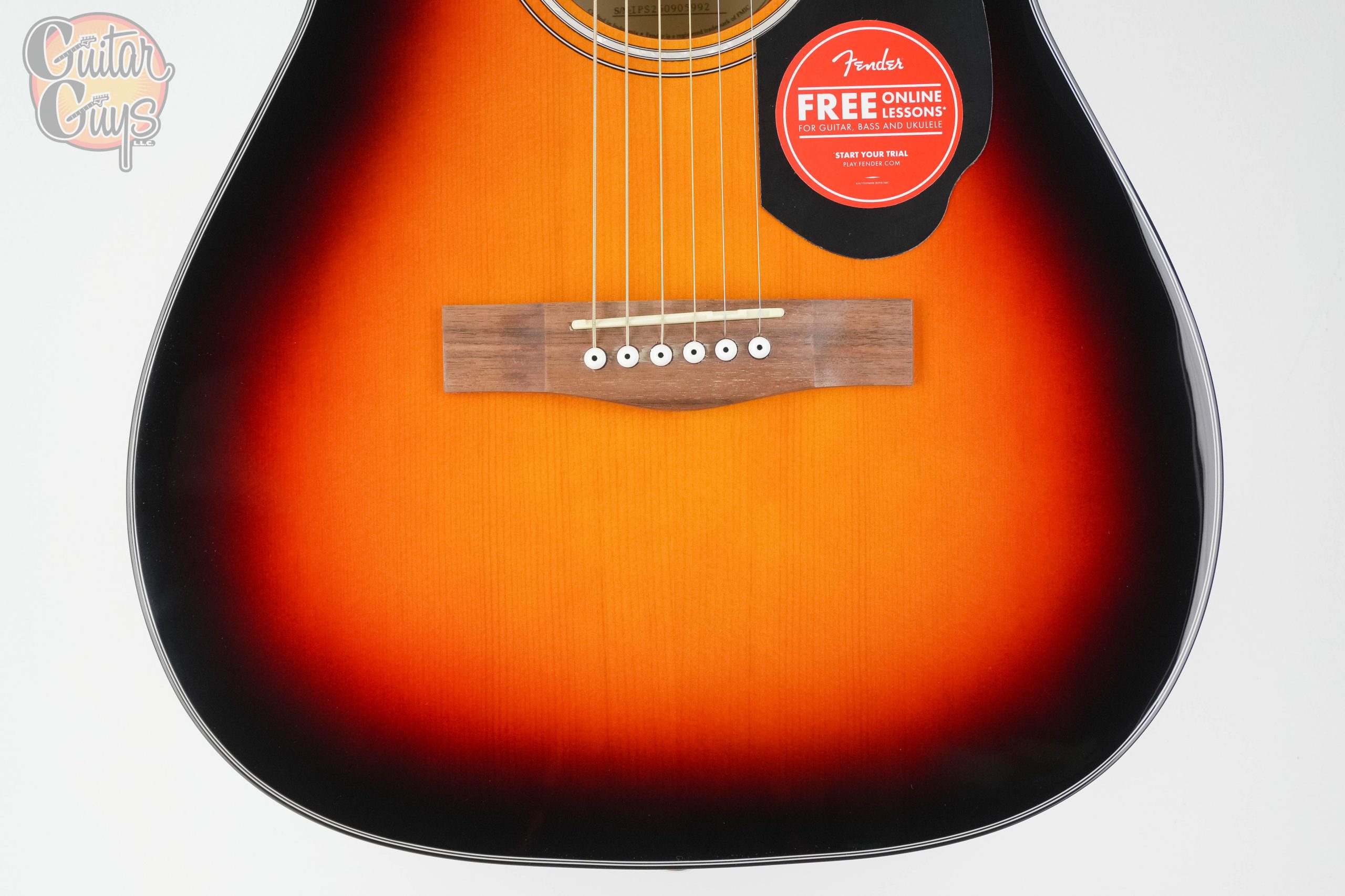 Fender CC-60S 3-Color Sunburst - Image 3