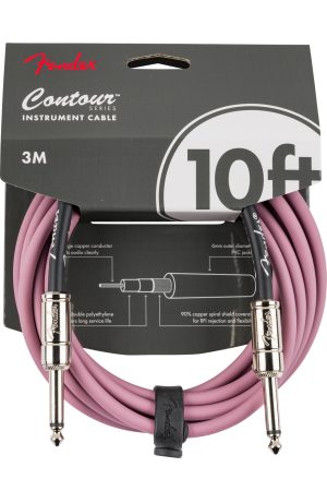 Fender Contour 10' Cable Burgundy Mist