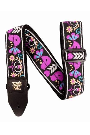 Ernie Ball P05331 Purple Bird Lupin Jacquard Strap