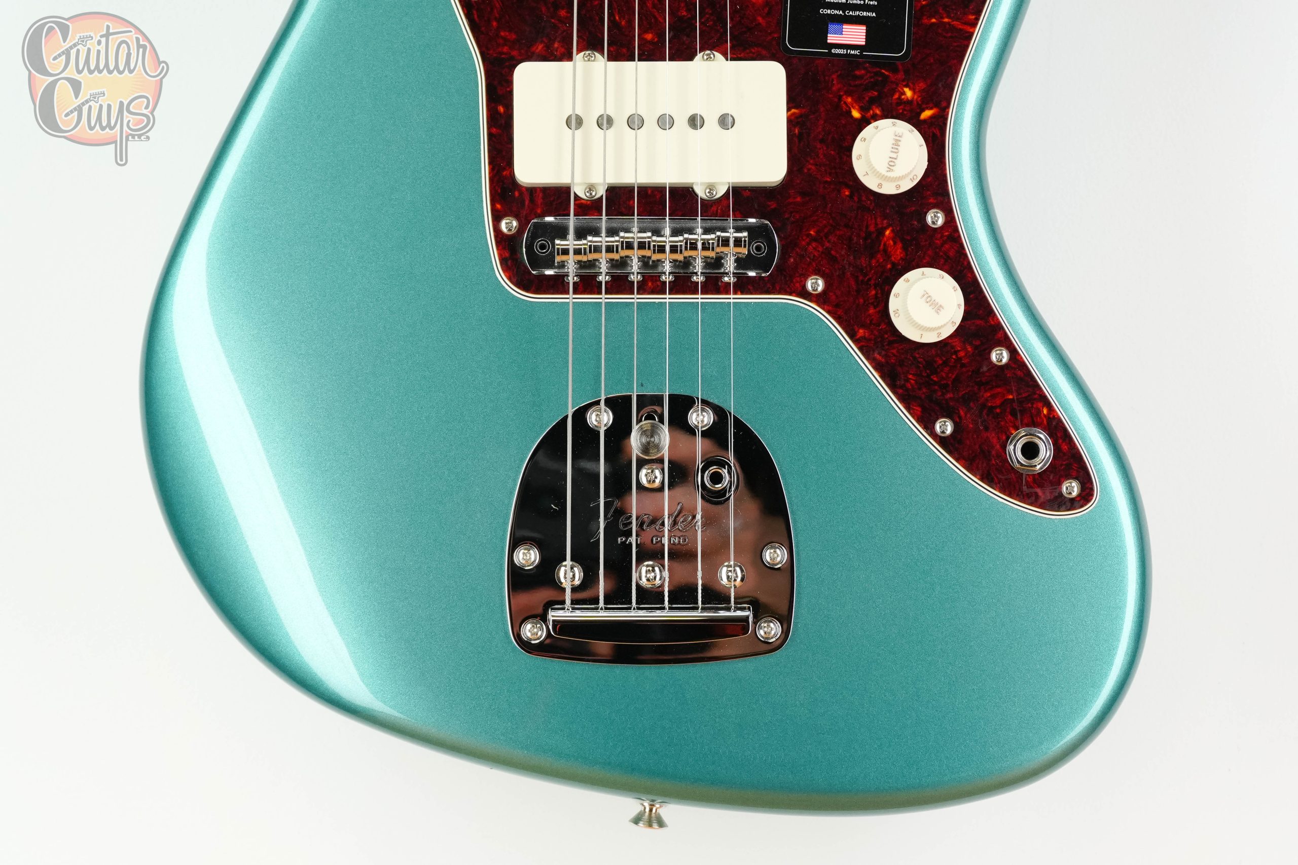 Fender American Professional Classic Jazzmaster Faded Sherwood Green Metallic - Image 3