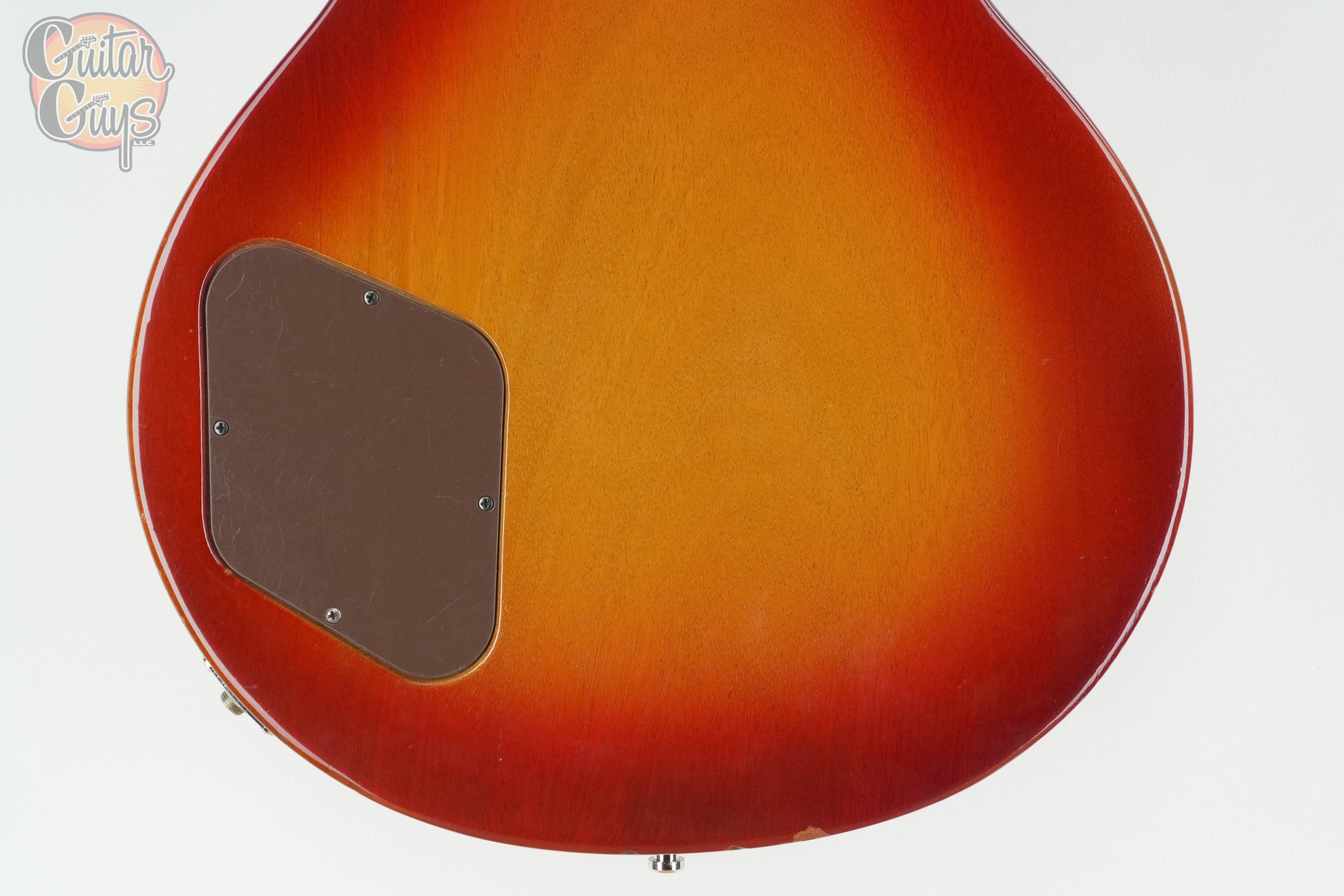 Pre-Owned Gibson Les Paul Deluxe Cherry Sunburst 1974 - Image 5