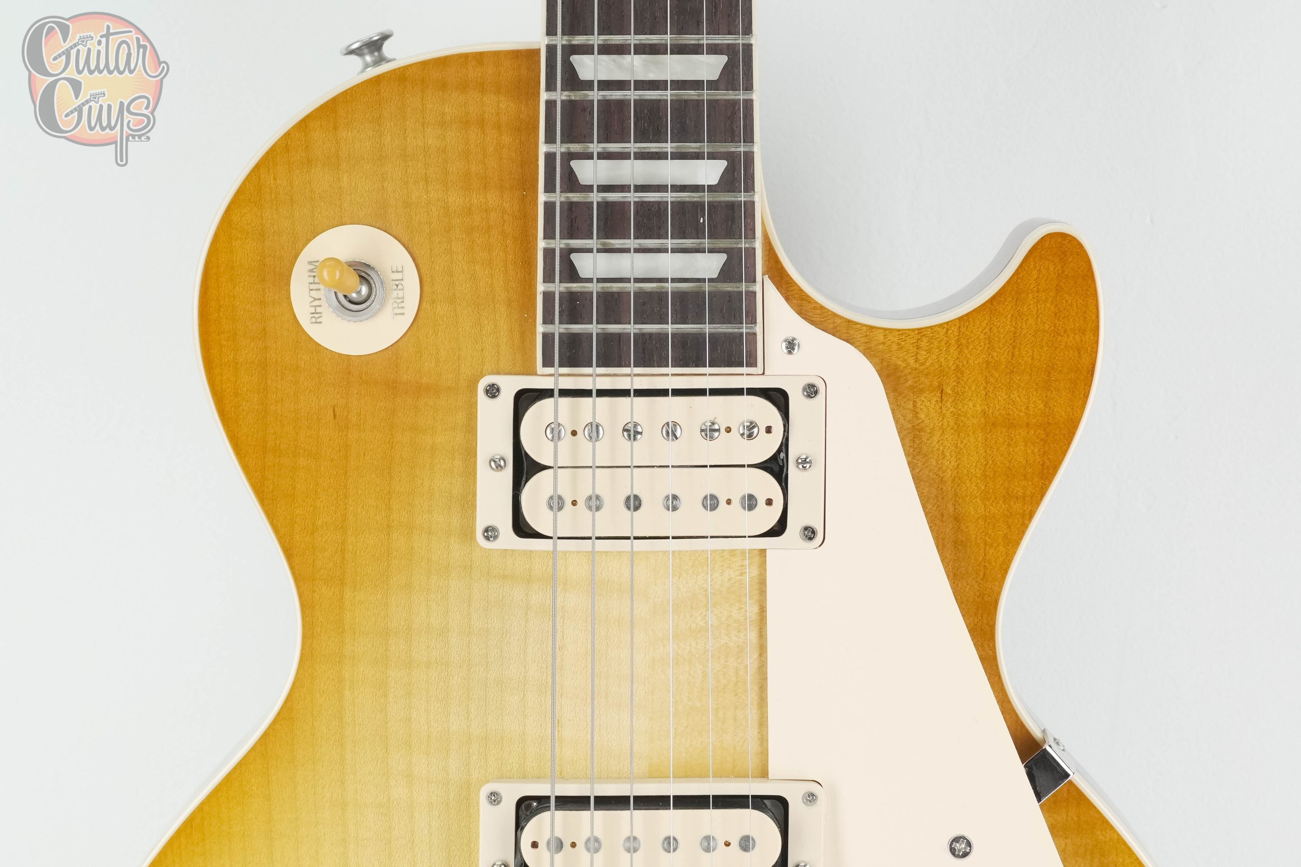 Pre-Owned Gibson Les Paul Standard 50s Double Trouble Vintage Honey Burst - Image 4