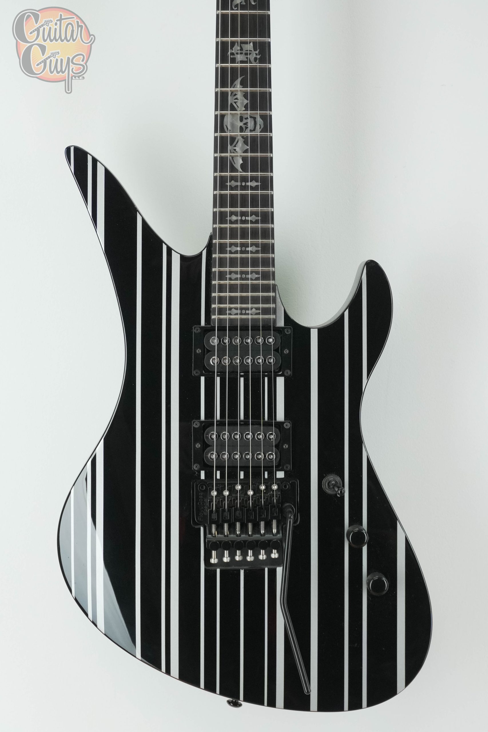 Pre-Owned Schecter Synyster Gates Standard Black with Silver Pinstripes