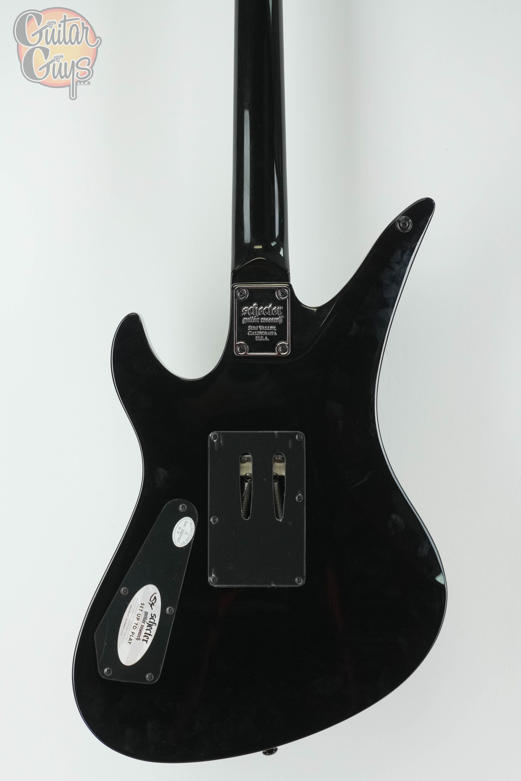 Pre-Owned Schecter Synyster Gates Standard Black with Silver Pinstripes - Image 8