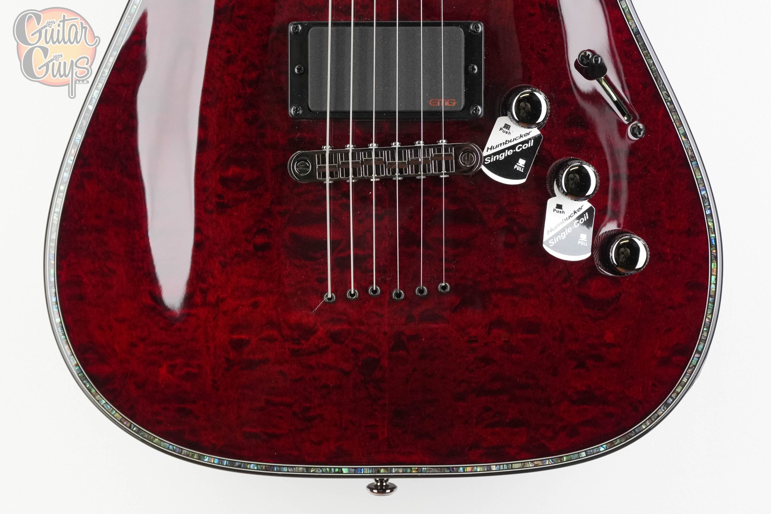 Schecter Hellraiser C-1 Black Cherry - Image 3