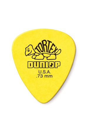 Dunlop Tortex Standard Guitar Picks Yellow .73mm 12-pack