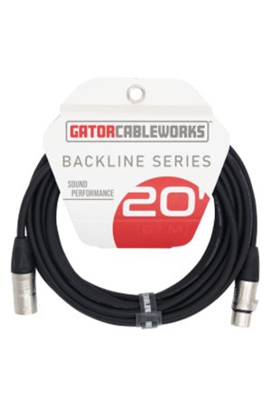 Gator Cableworks Backline Series 20' Microphone Cable