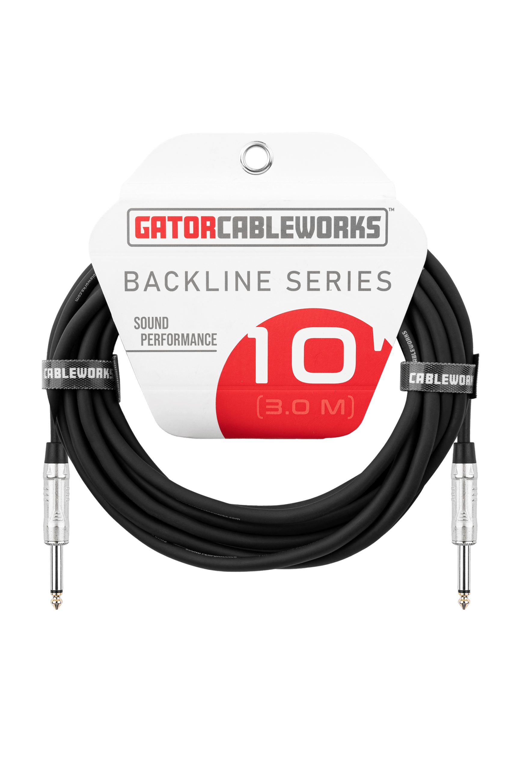 Gator Cableworks Backline Series 10' 1/4" Speaker Cable