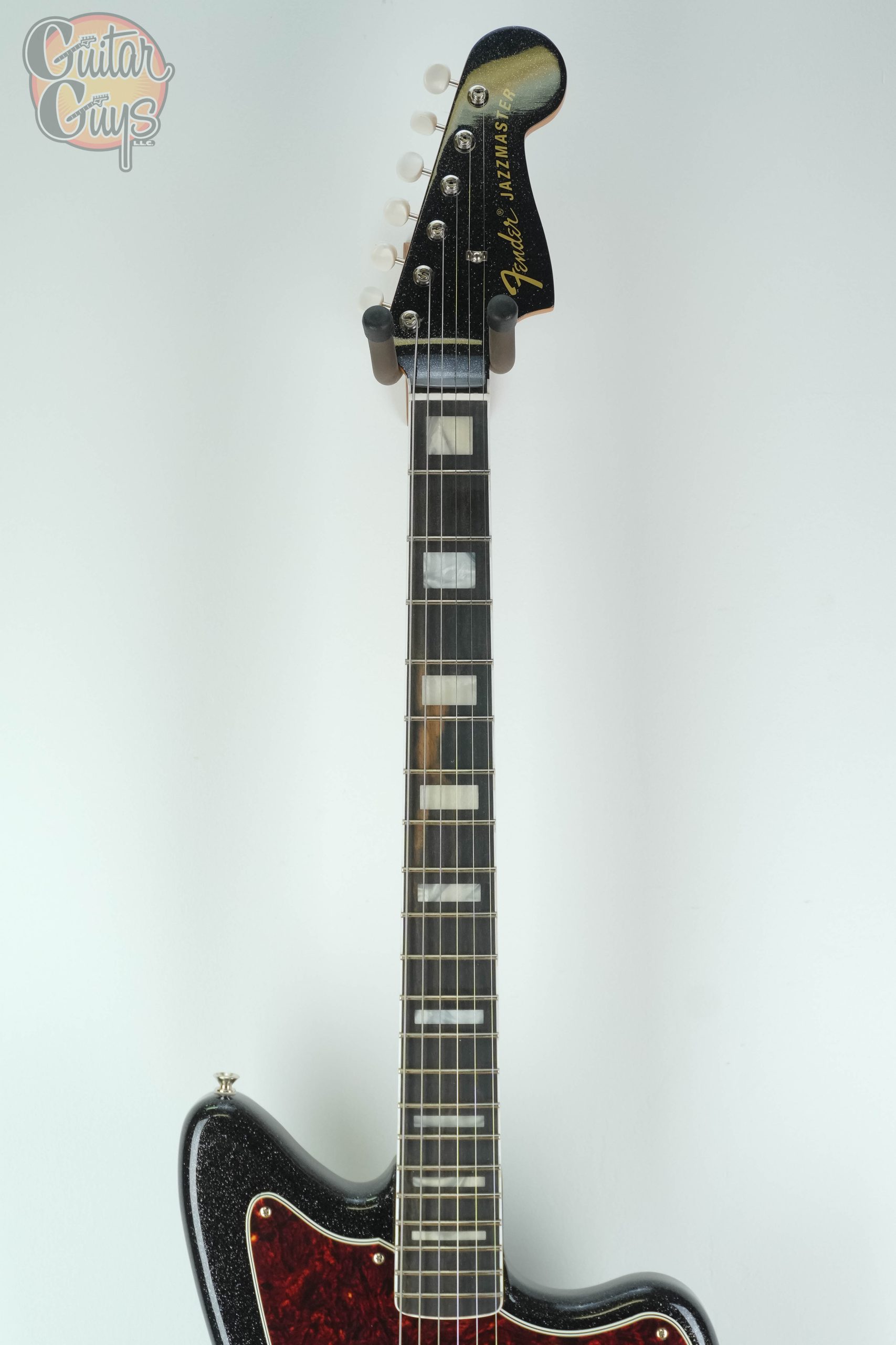 Fender Limited Edition Gold Foil Jazzmaster Black Sparkle - Image 2