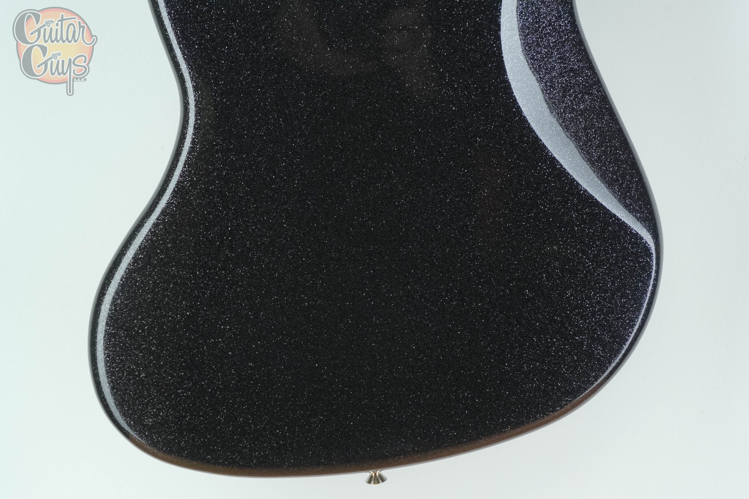 Fender Limited Edition Gold Foil Jazzmaster Black Sparkle - Image 5