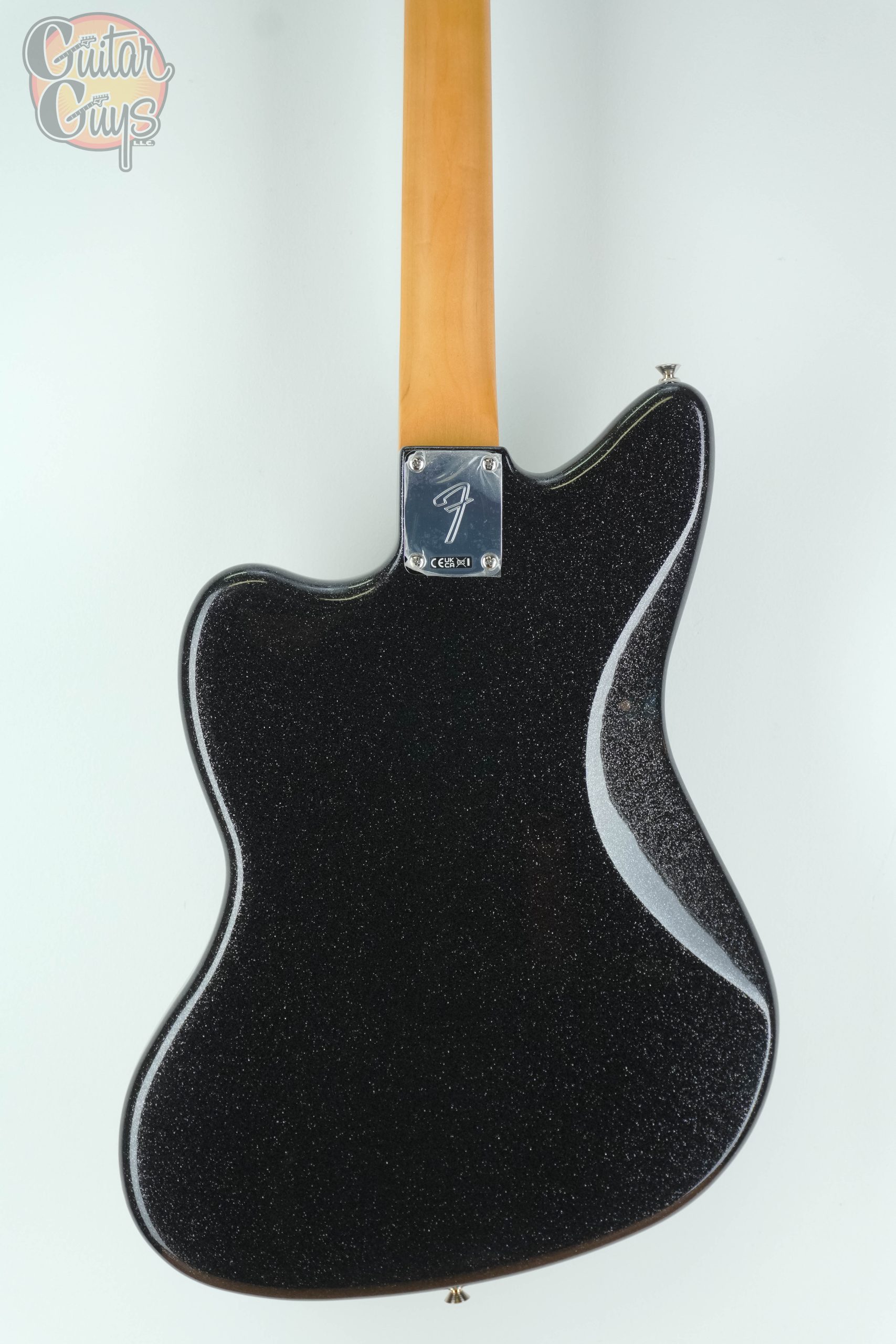 Fender Limited Edition Gold Foil Jazzmaster Black Sparkle - Image 8