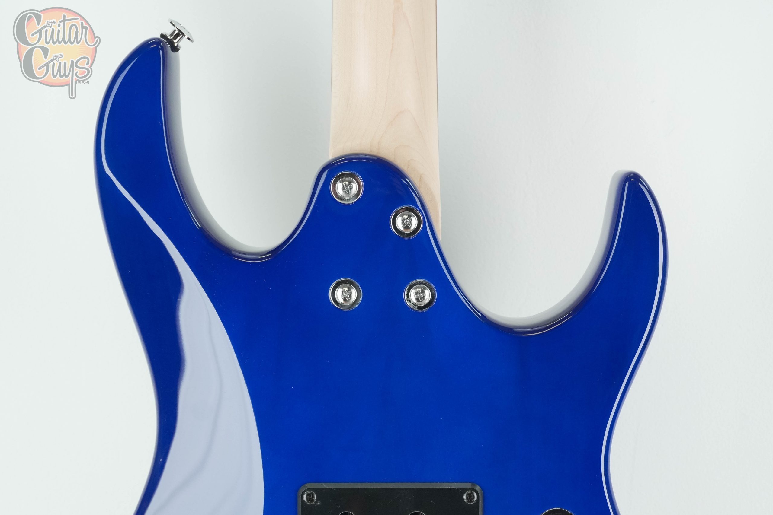 Ibanez GRX70QALTBB Left Handed Transparent Blue Burst - Image 6