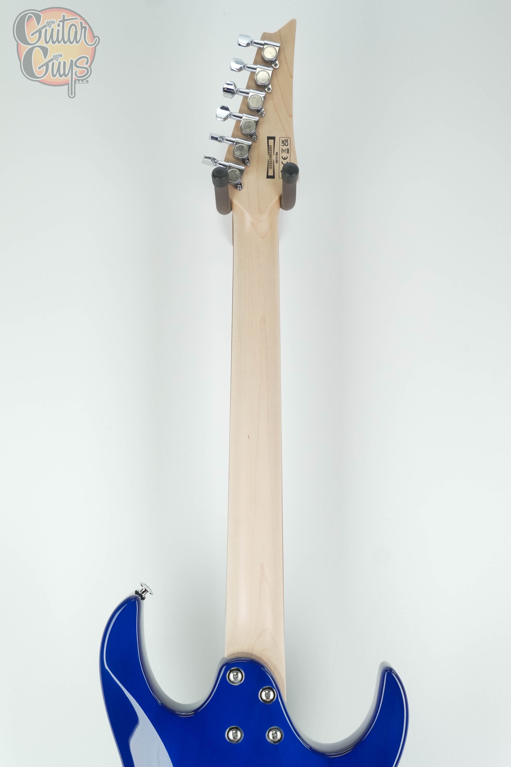 Ibanez GRX70QALTBB Left Handed Transparent Blue Burst - Image 7