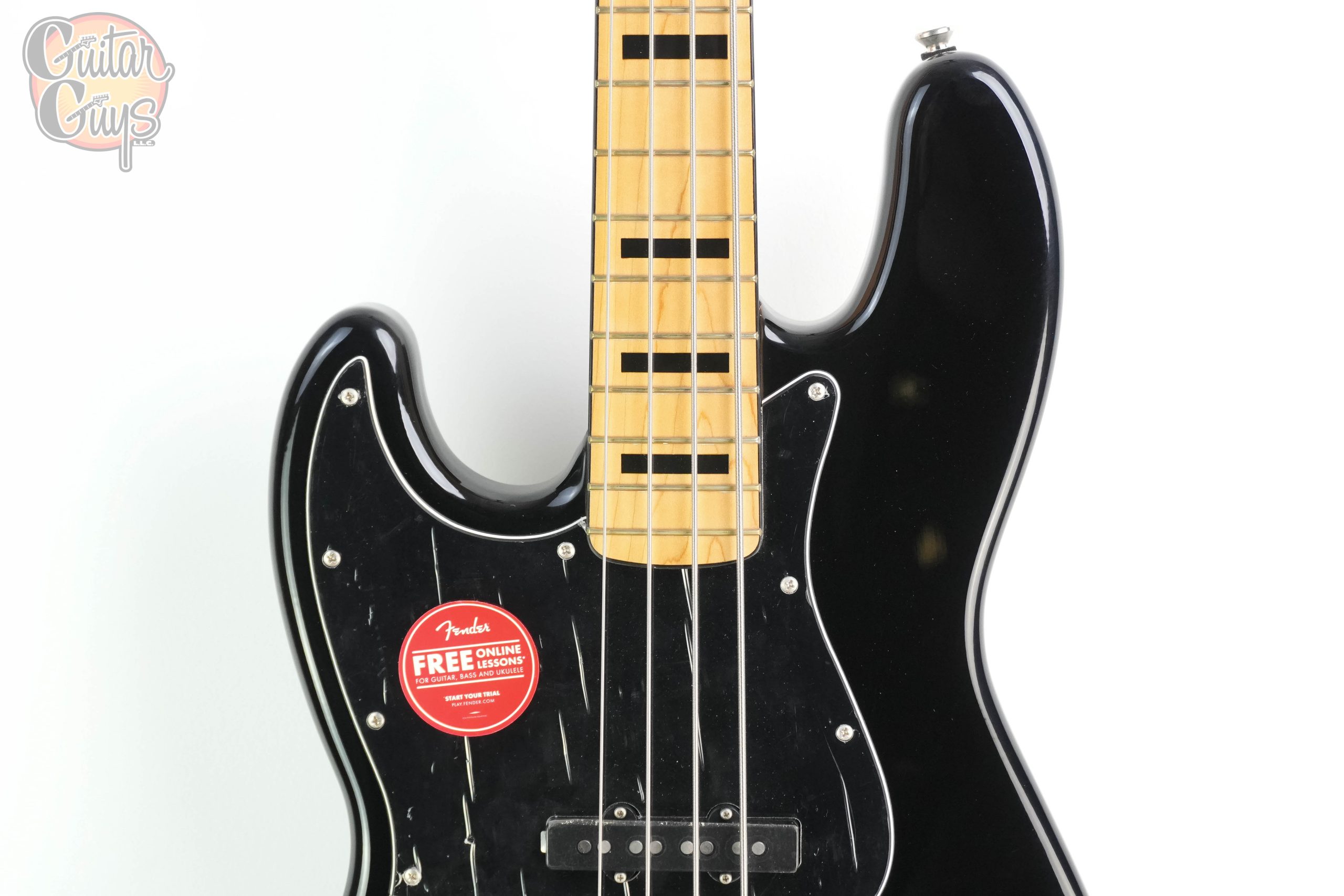 Squier Classic Vibe 70s Jazz Bass Left Handed Black - Image 4