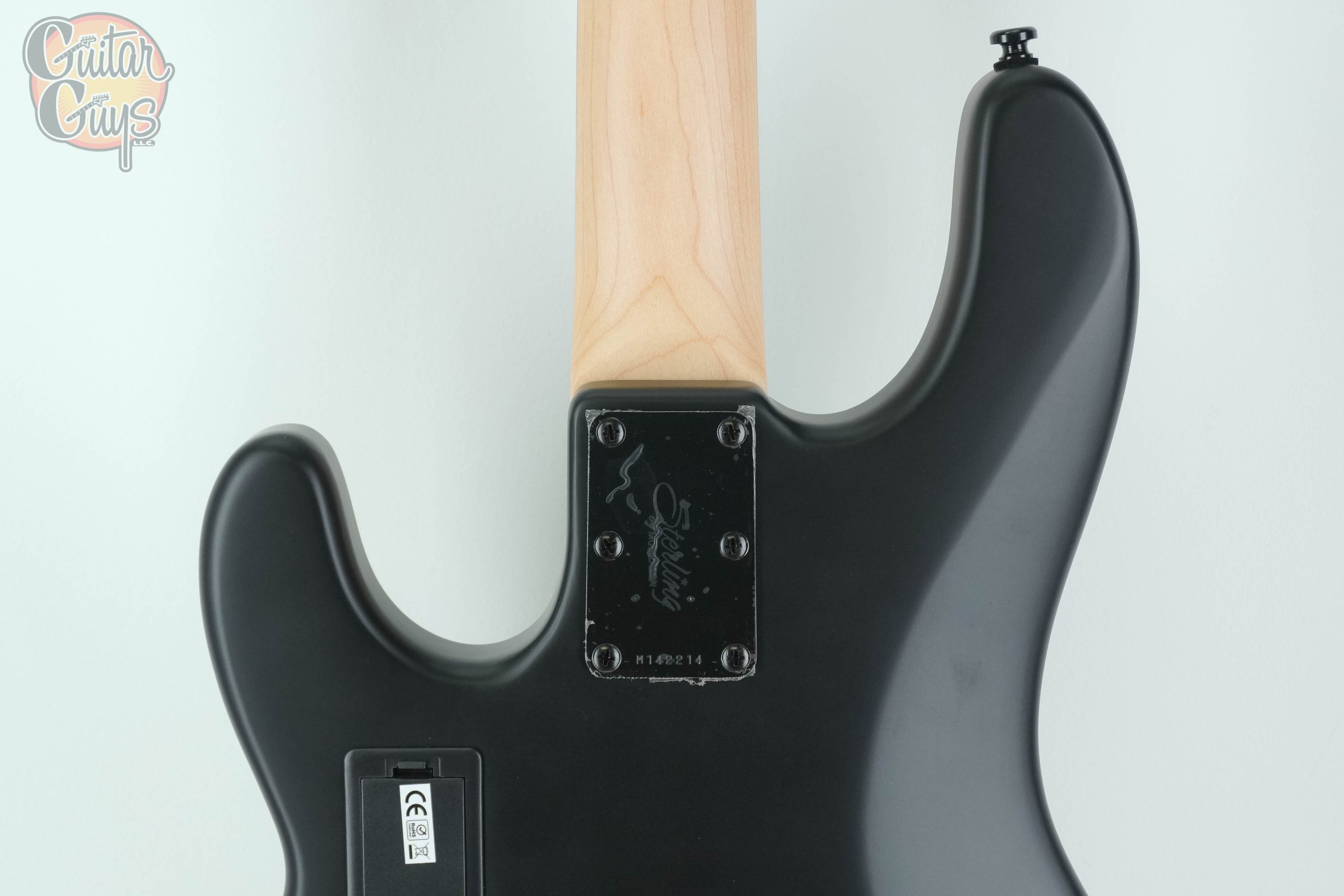 Sterling by Music Man Stingray Ray4HH Stealth Black - Image 6