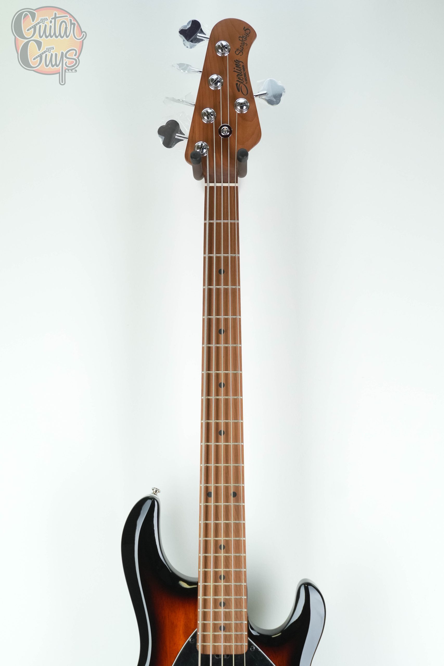Sterling by Music Man Stingray Ray35 5-String Bass Vintage Sunburst - Image 2