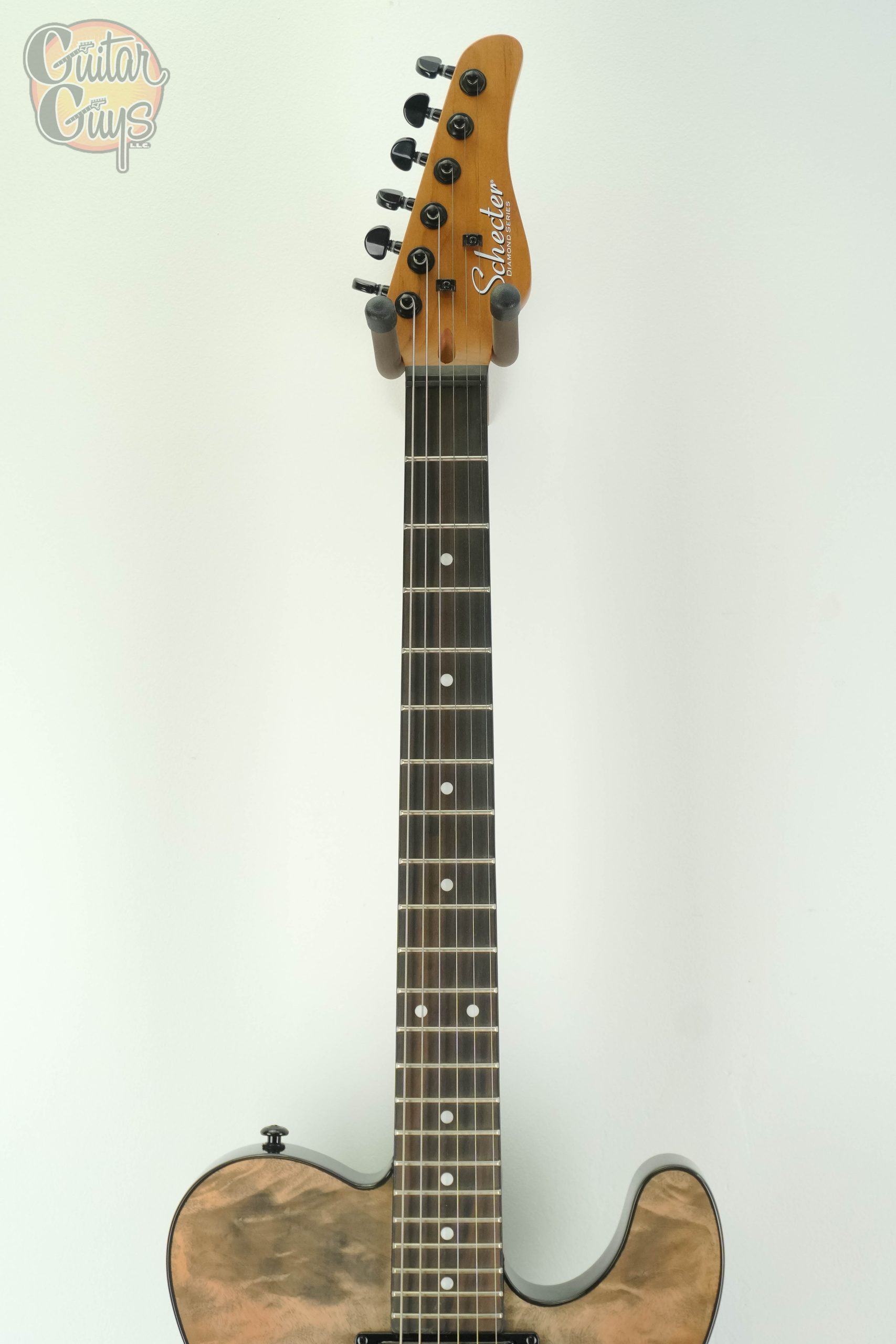 Schecter PT Standard Black Fade Burst Burl - Image 2