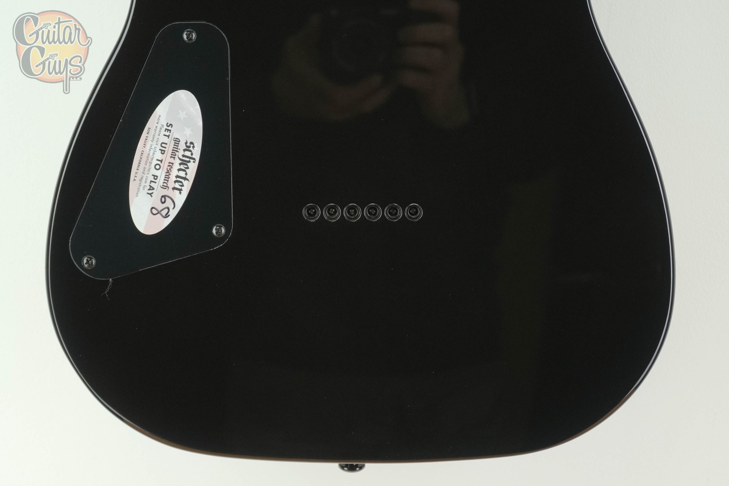 Schecter PT Standard Black Fade Burst Burl - Image 5