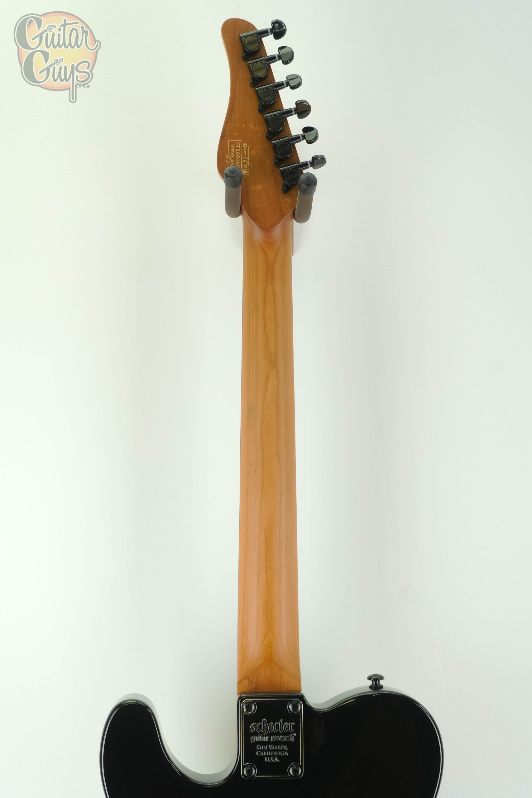 Schecter PT Standard Black Fade Burst Burl - Image 7