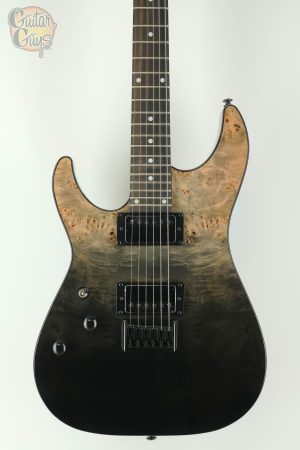 Schecter C-1 Standard Left Handed Black Fade Burst Pearl