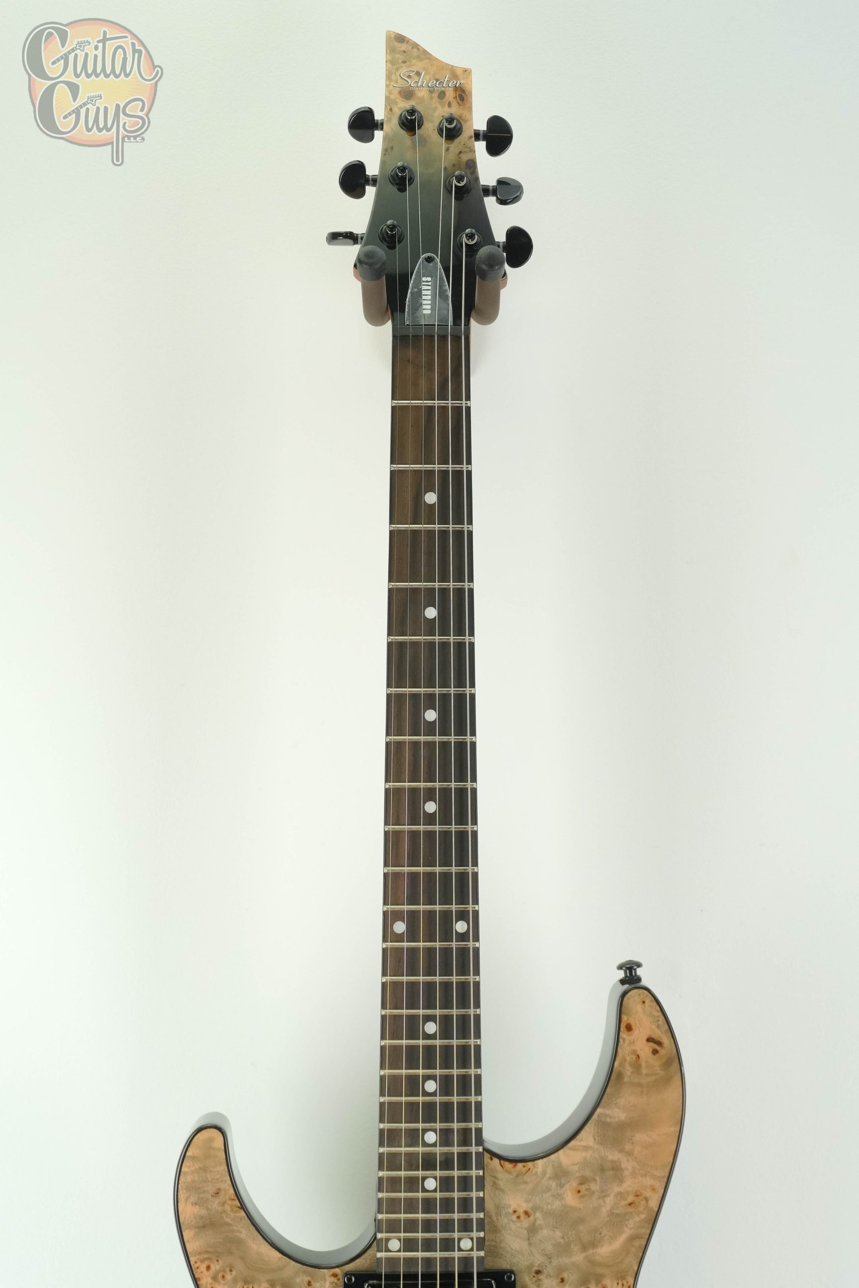 Schecter C-1 Standard Left Handed Black Fade Burst Pearl - Image 2