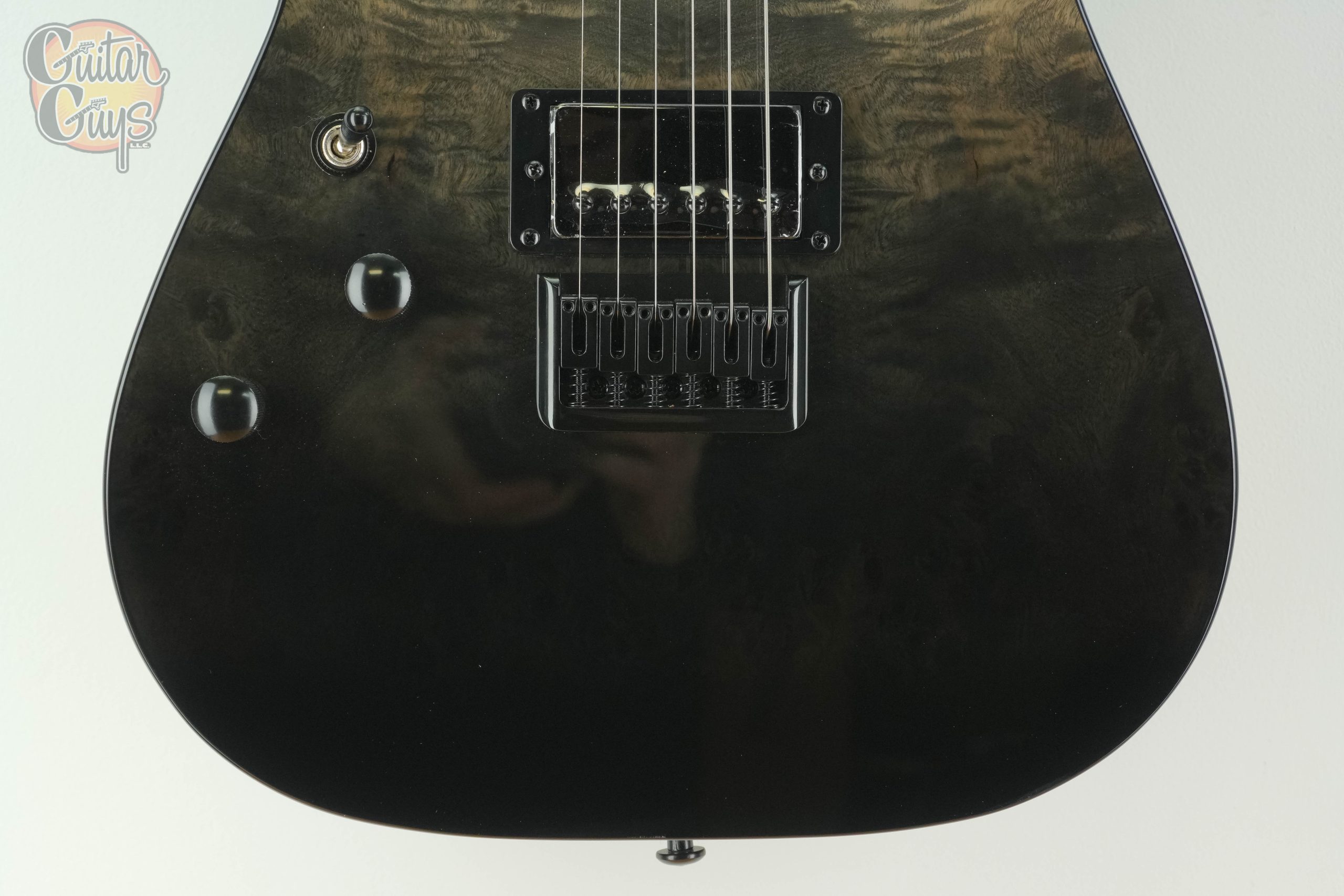 Schecter C-1 Standard Left Handed Black Fade Burst Pearl - Image 3