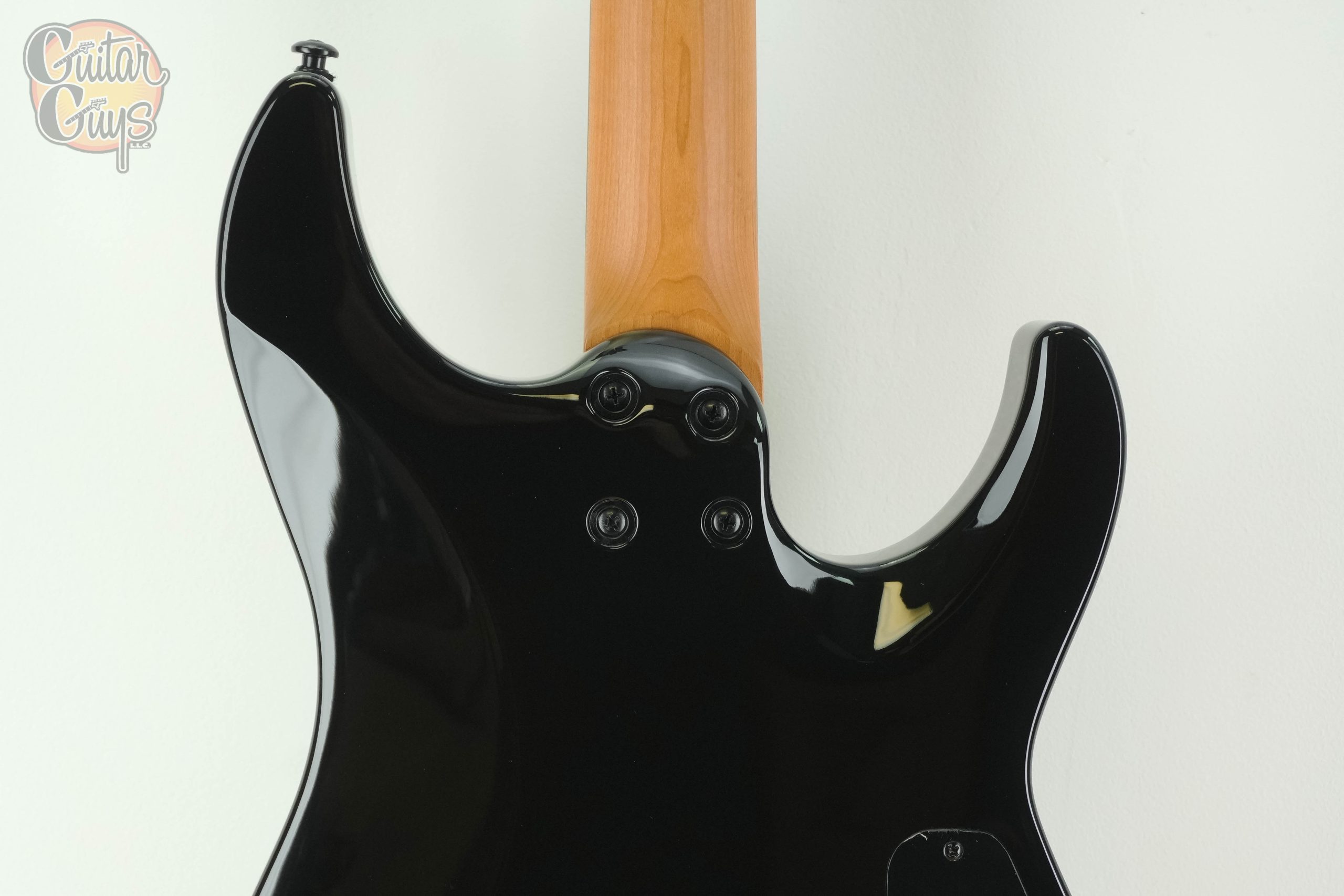 Schecter C-1 Standard Left Handed Black Fade Burst Pearl - Image 6