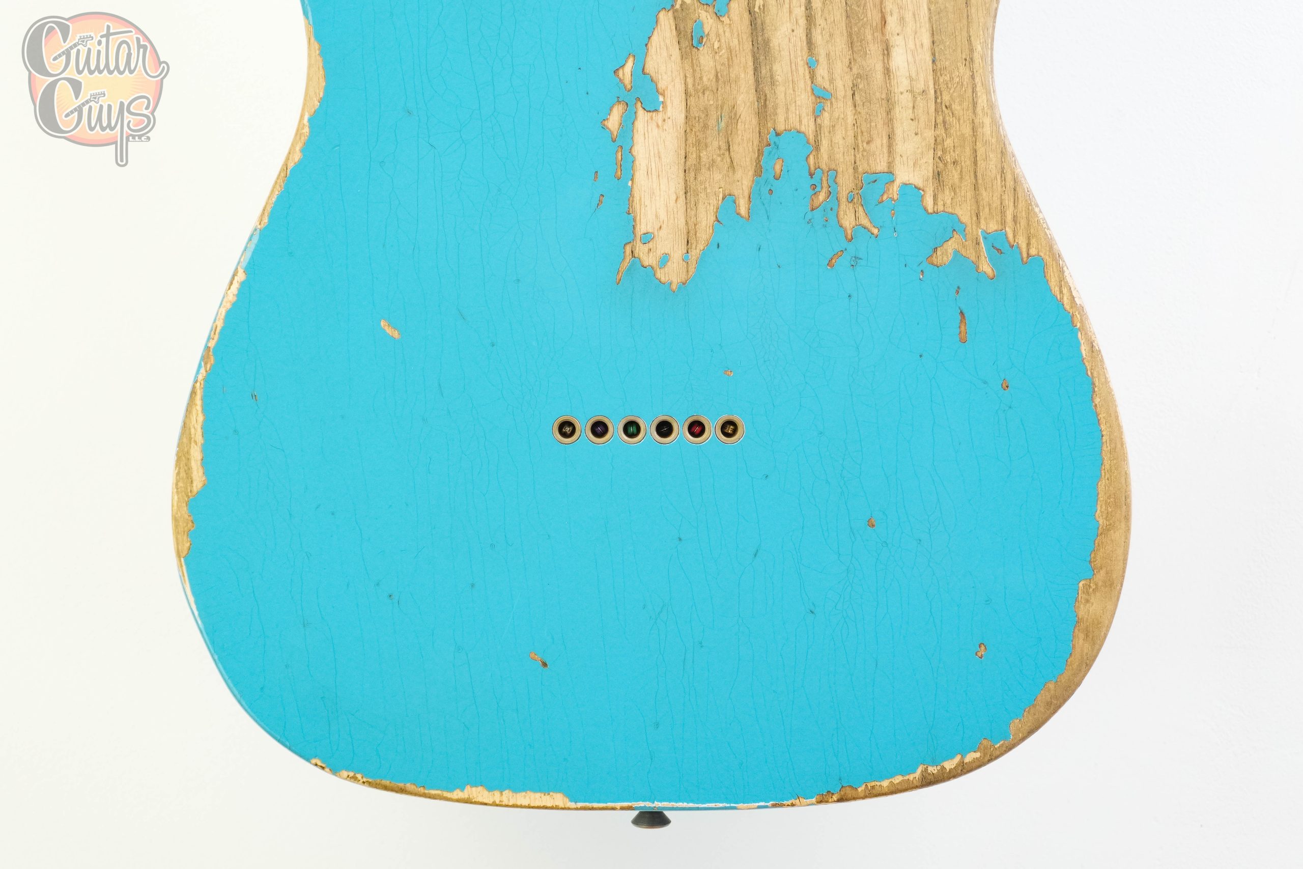 Pre-Owned Fender Custom Shop WW10 1959 Telecaster Heavy Relic Taos Turquoise - Image 5